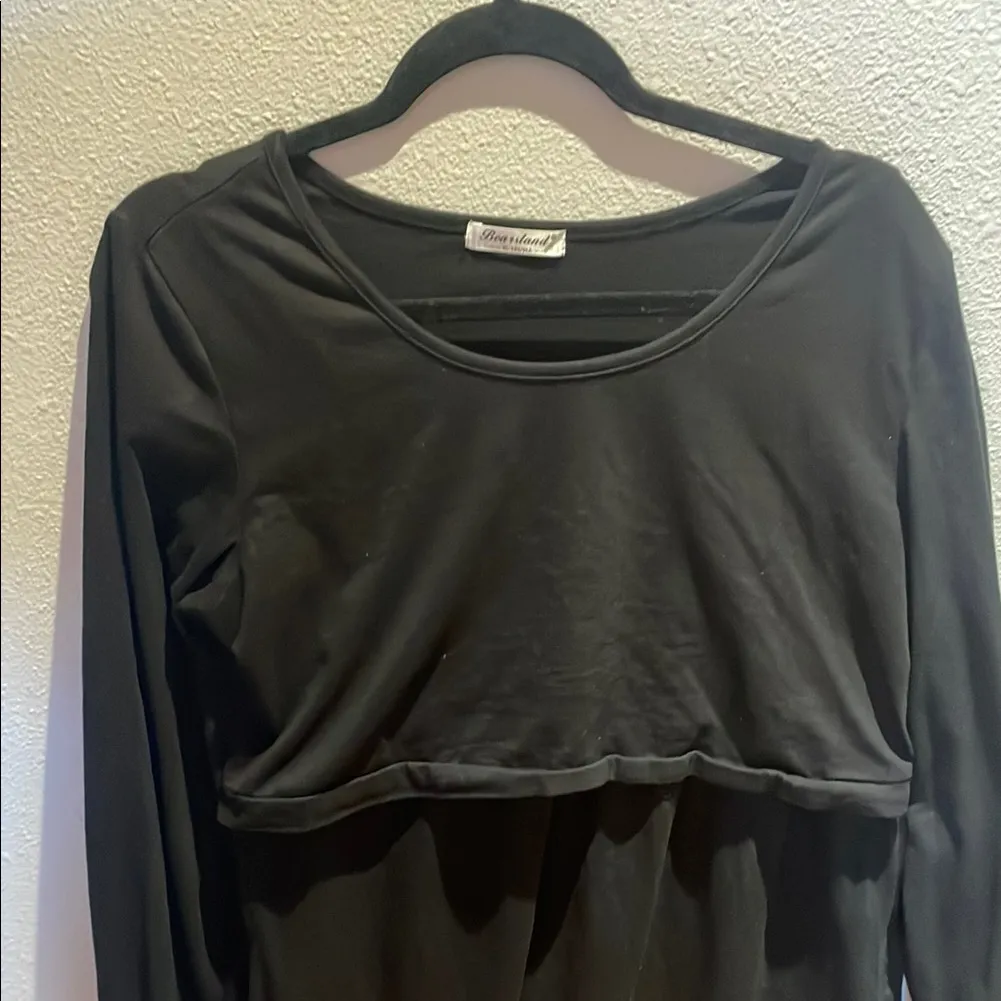 Bearsland Black Nursing Dress Size L - Image 3