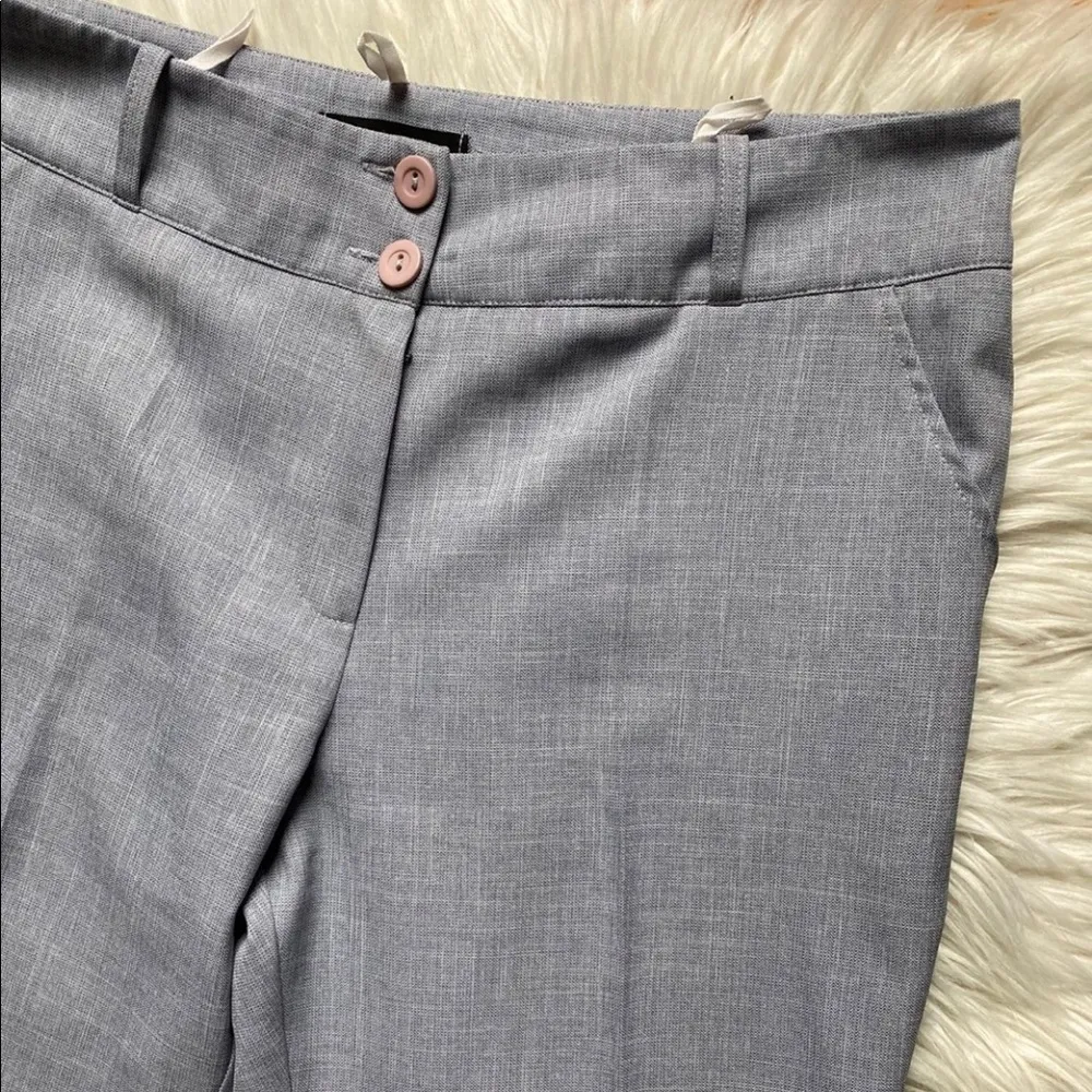 Lightweight straight trousers Gray Size 14 - Image 4