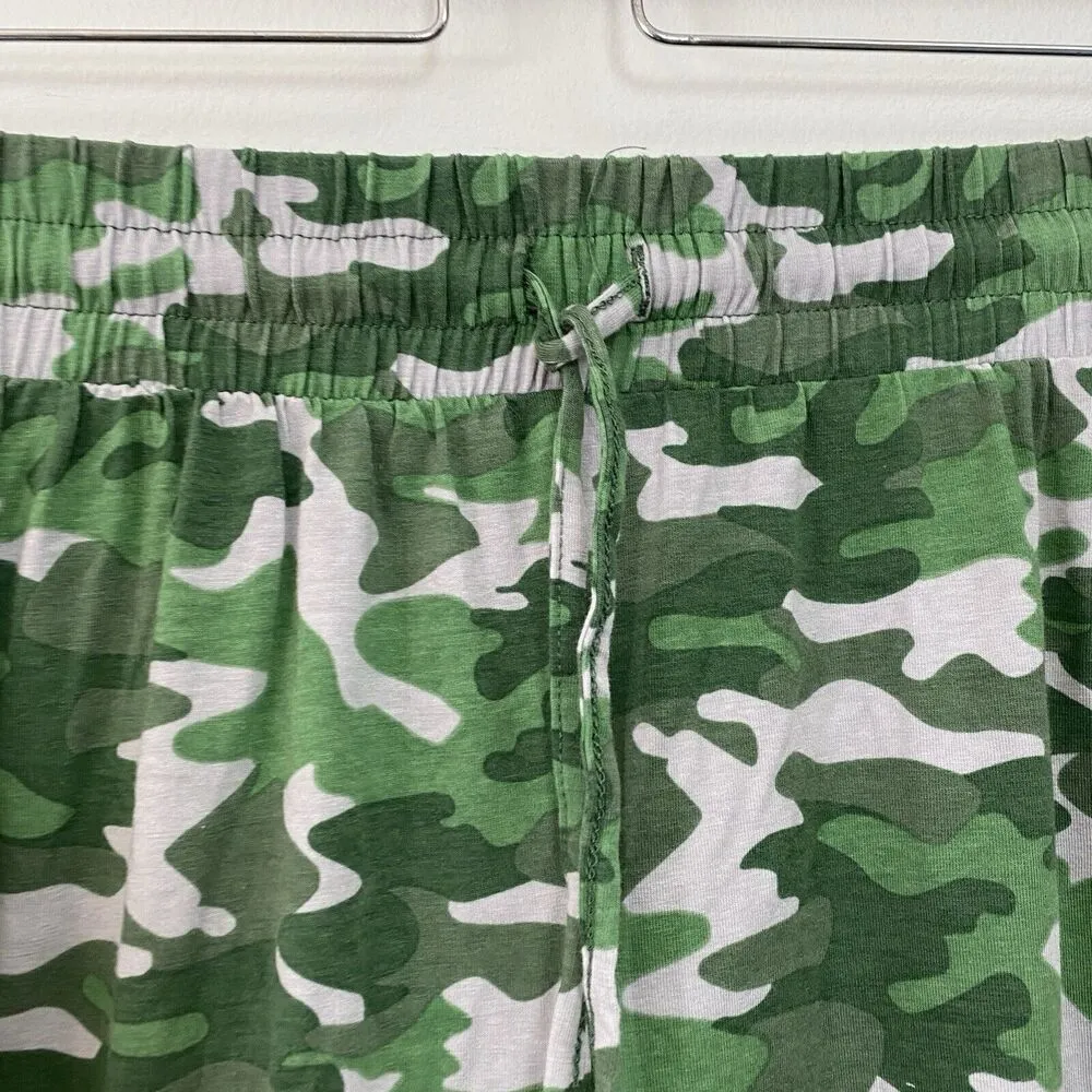 The Original Muk Luks Woman Plus P 3X Camouflage Drawstring Elastic Waist Jogger - Image 4