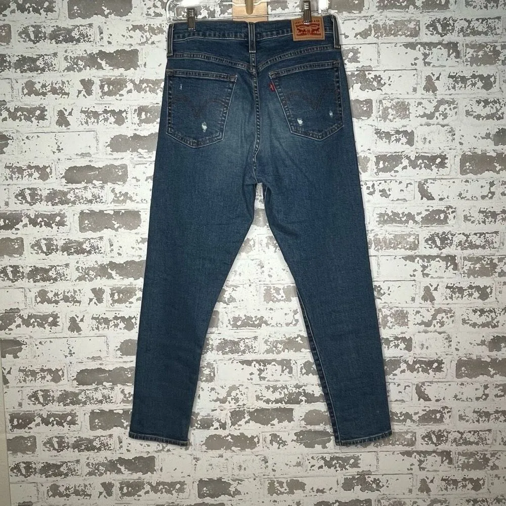 Levi’s | women denim wedgie skinny distressed button fly jeans - Image 11