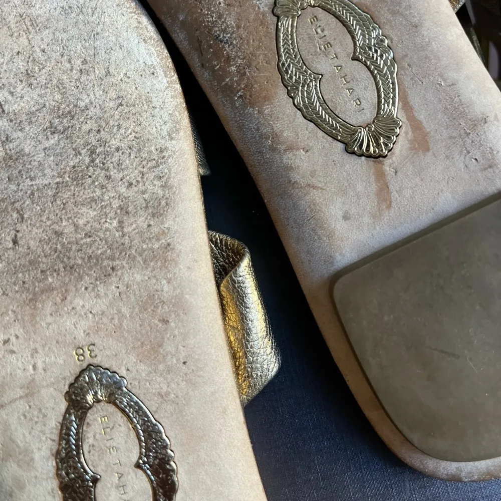 Elie Tahari Gold Women's Sandals - Image 6