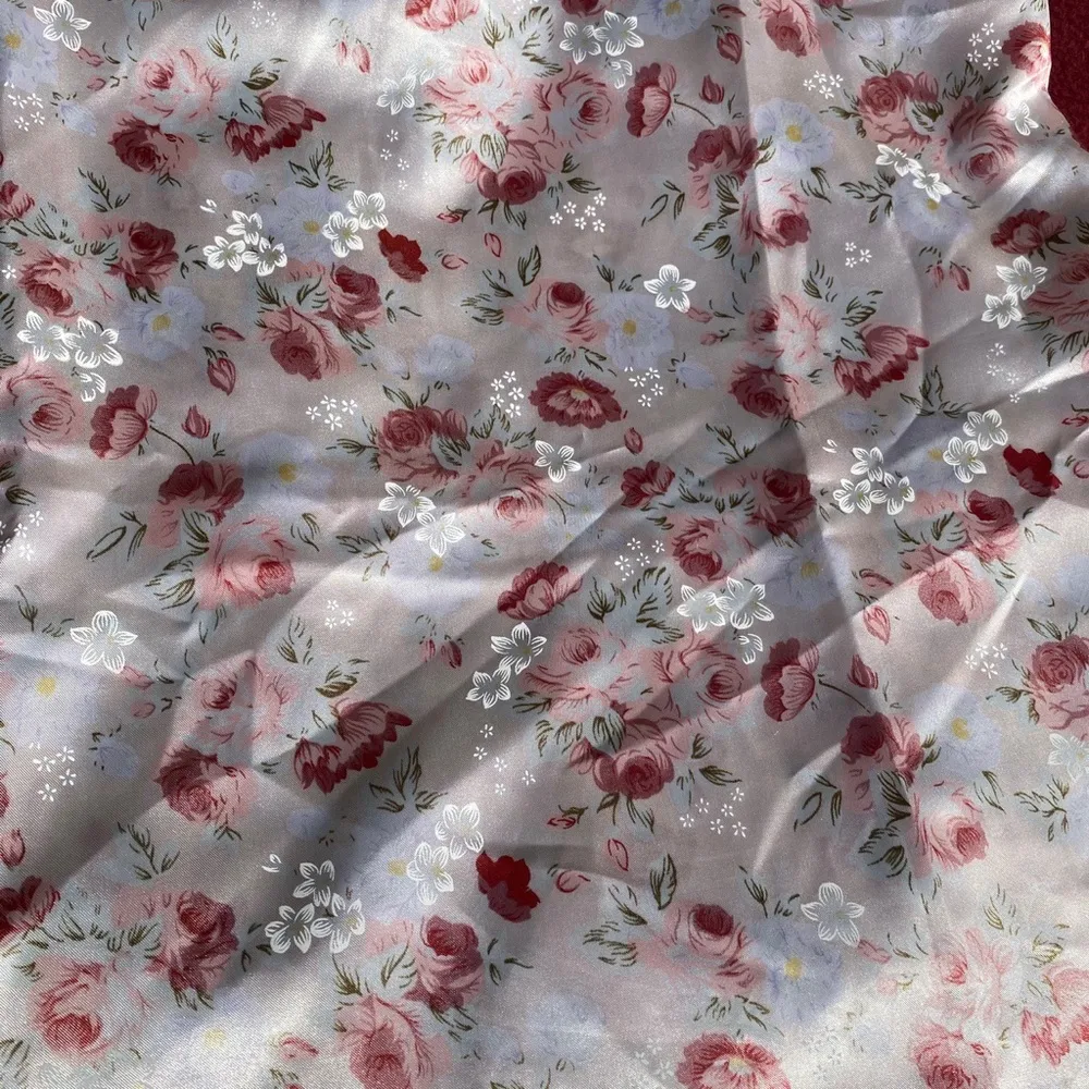 Pink floral cami slip top Women’s medium M Size undefined - Image 2