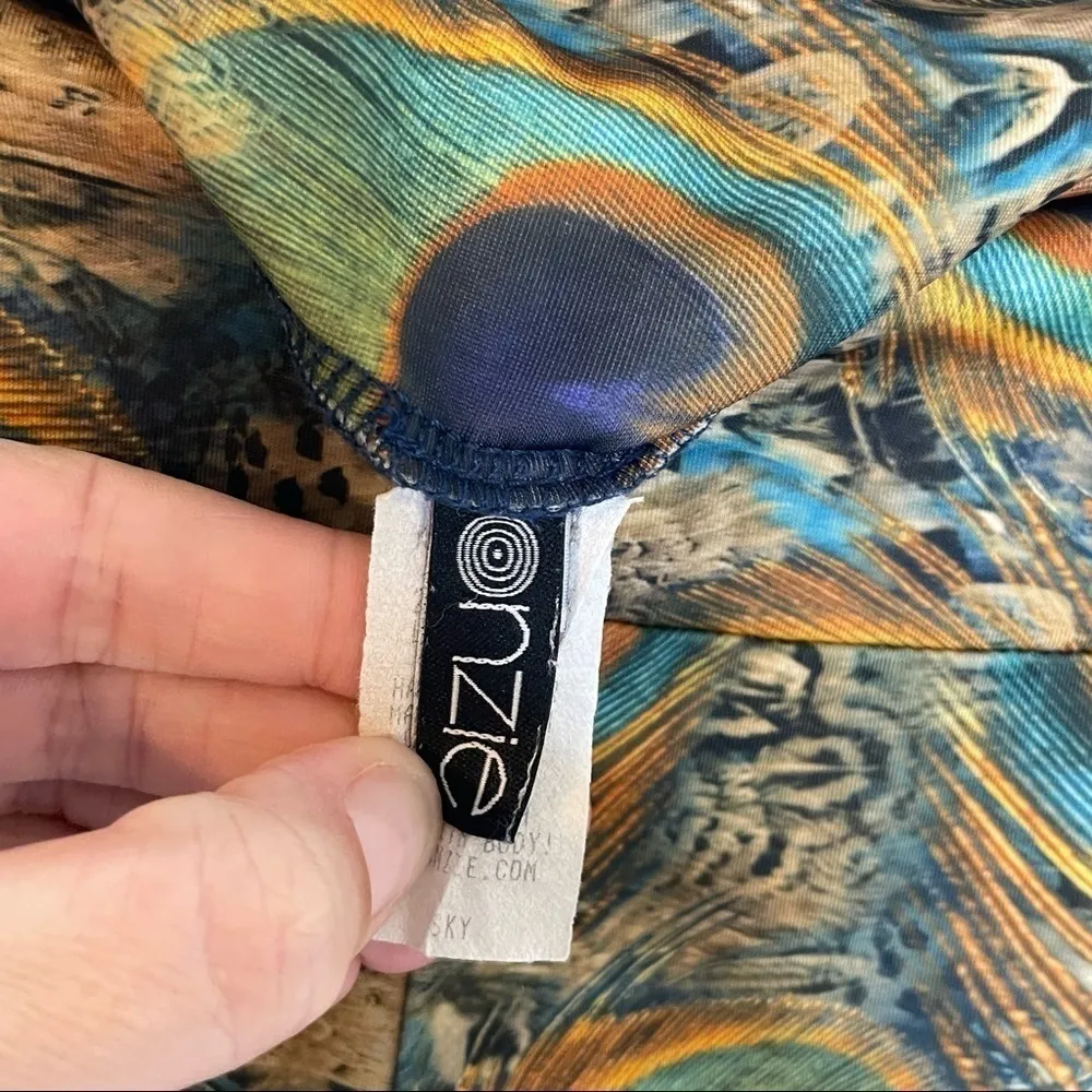 ONZIE | Peacock Print 20” Leggings -322 - Image 7