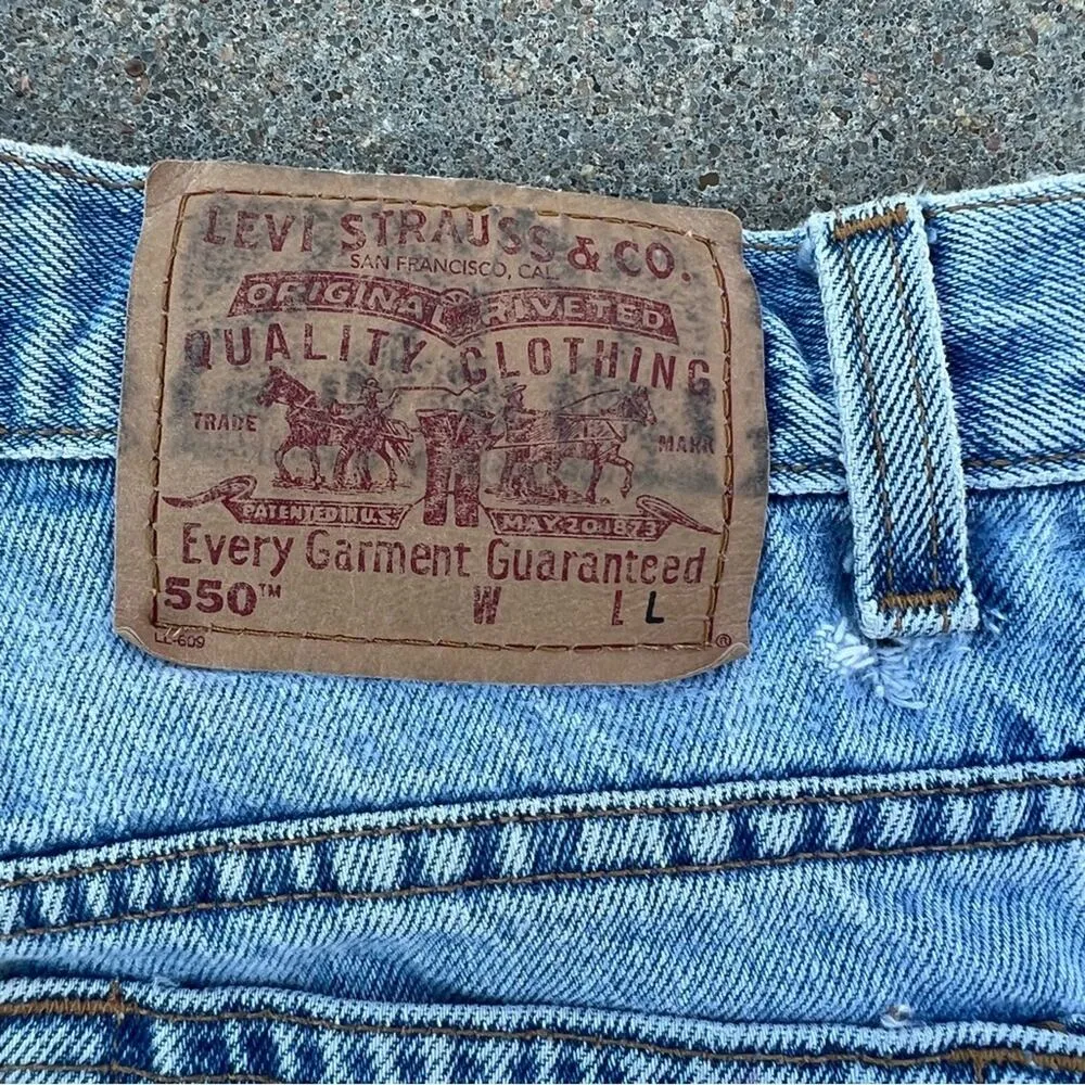 Vintage Levi’s 550 relax fit tapered leg jeans Size 6 Reg Long Ladies - Image 8
