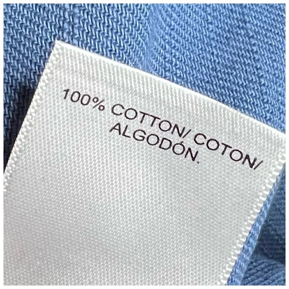 LUCKY BRAND High Rise Cotton Relaxed Short Blue Belted Shorts Sz 0/25 - Image 7