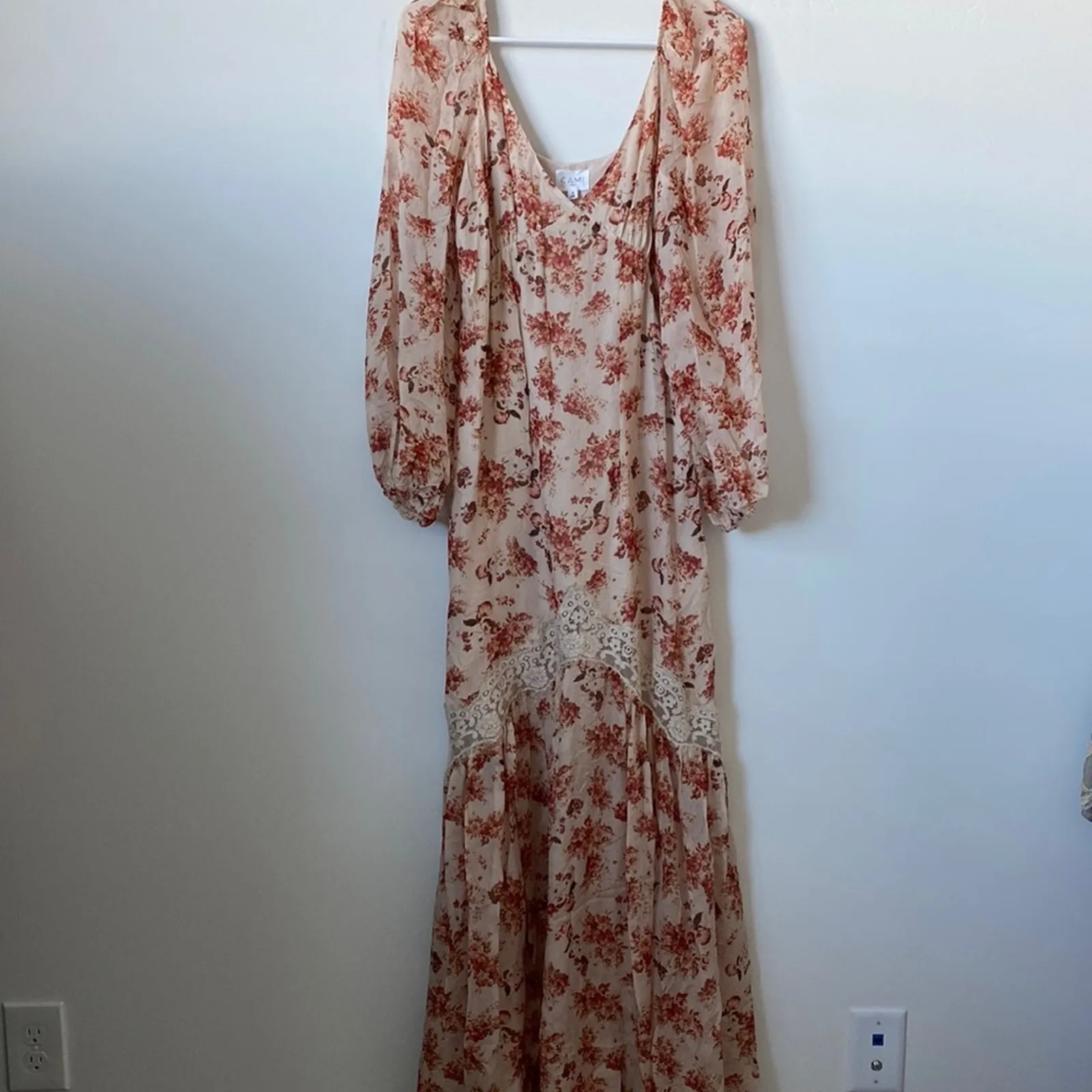CAMI NYC Francie Floral Silk Maxi Dress - Image 2