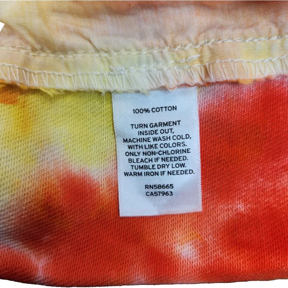 NWT BP. Womens Small Tye-Dye Elastic Waist Shorts Raw Hem Pockets HIgh Waist - Image 88