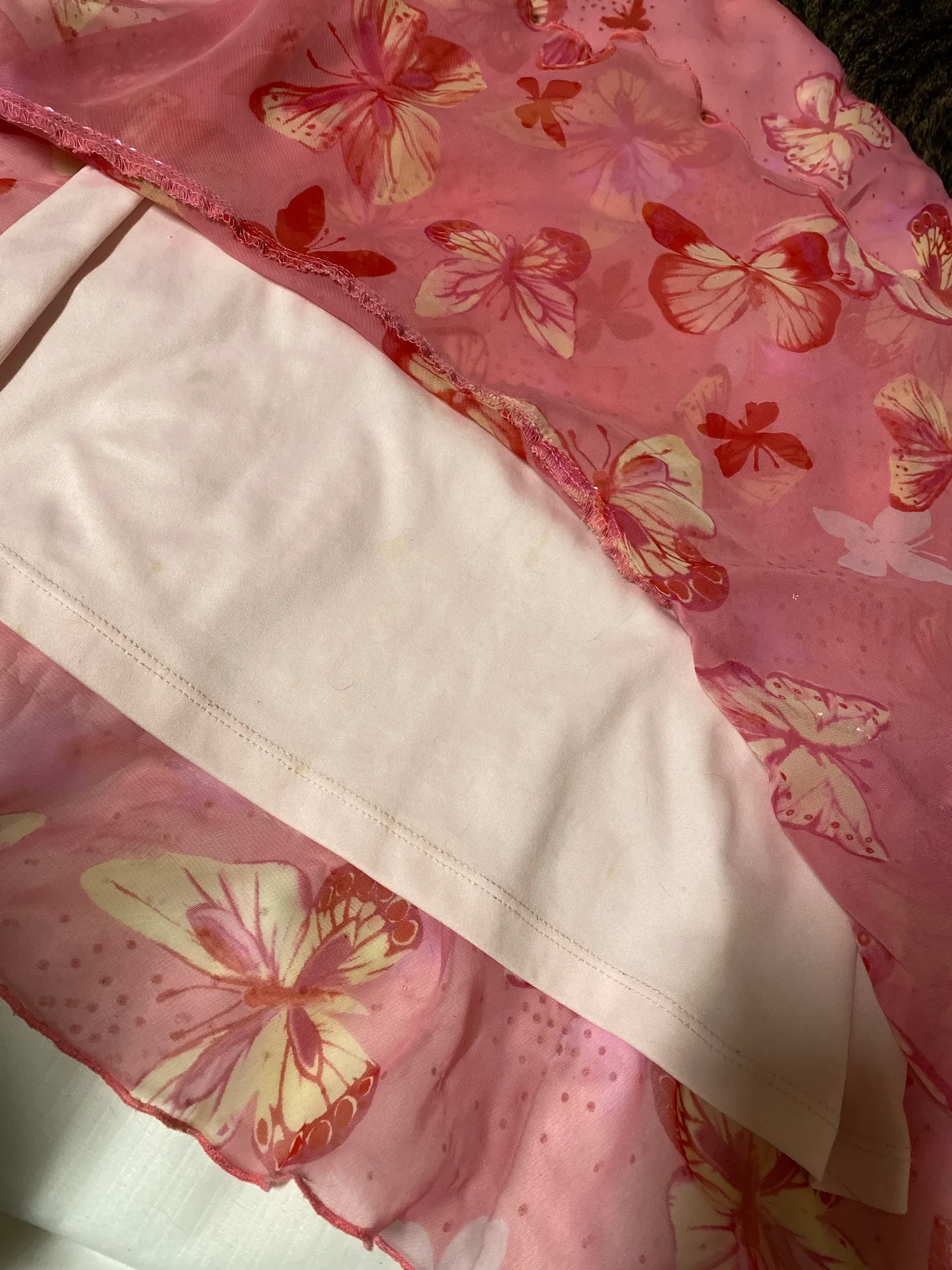 Pink Sparkly Butterfly Dress - Image 3