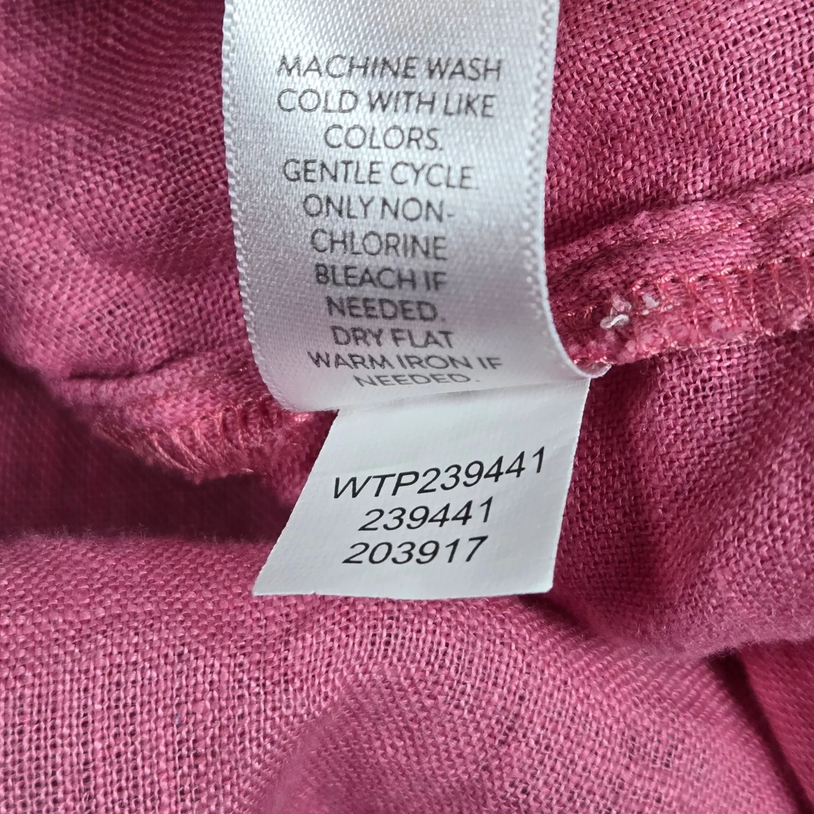 J. Jill LOVE LINEN Pink V - Image 6