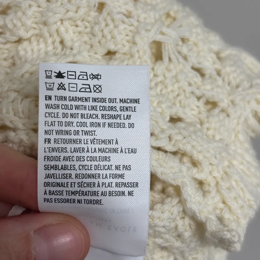 NWOT American Eagle Boho Music Festival Crochet Tie Front Cami Tank - Size S - Image 5