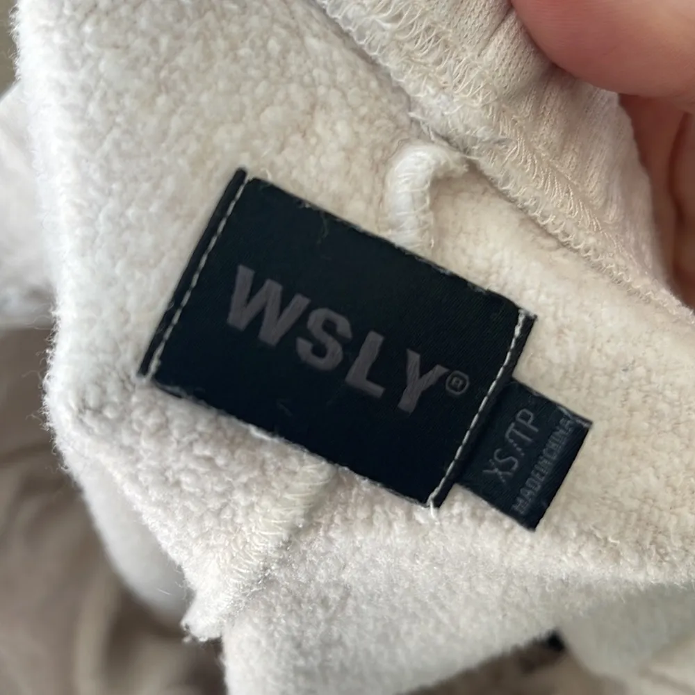 WSLY Ecosoft Sweat Short White Size XS - Image 8