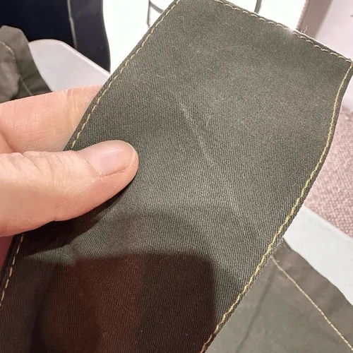 ASOS DESIGN Women's balloon sleeve khaki Green‎ trench coat Size 0 XS - Image 14