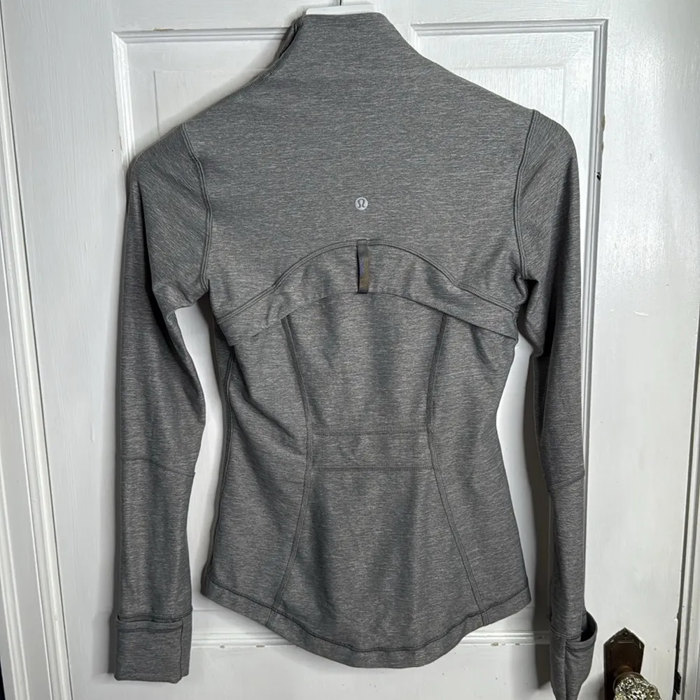 Lululemon Performance Heathered Slate Gray  Define Jacket W1654 Sz 4 - Image 10