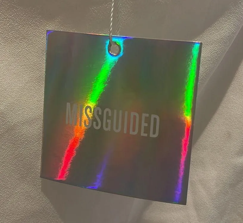 Womens New Missguided Bradot Ruffle Sleeve Shirt Dress White - Image 3