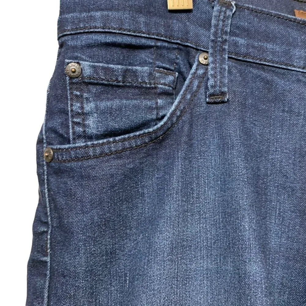 James Jeans Twiggy Blue Jeans Mid-Rise Skinny Size 27 Royal Blue Dark Wash - Image 4