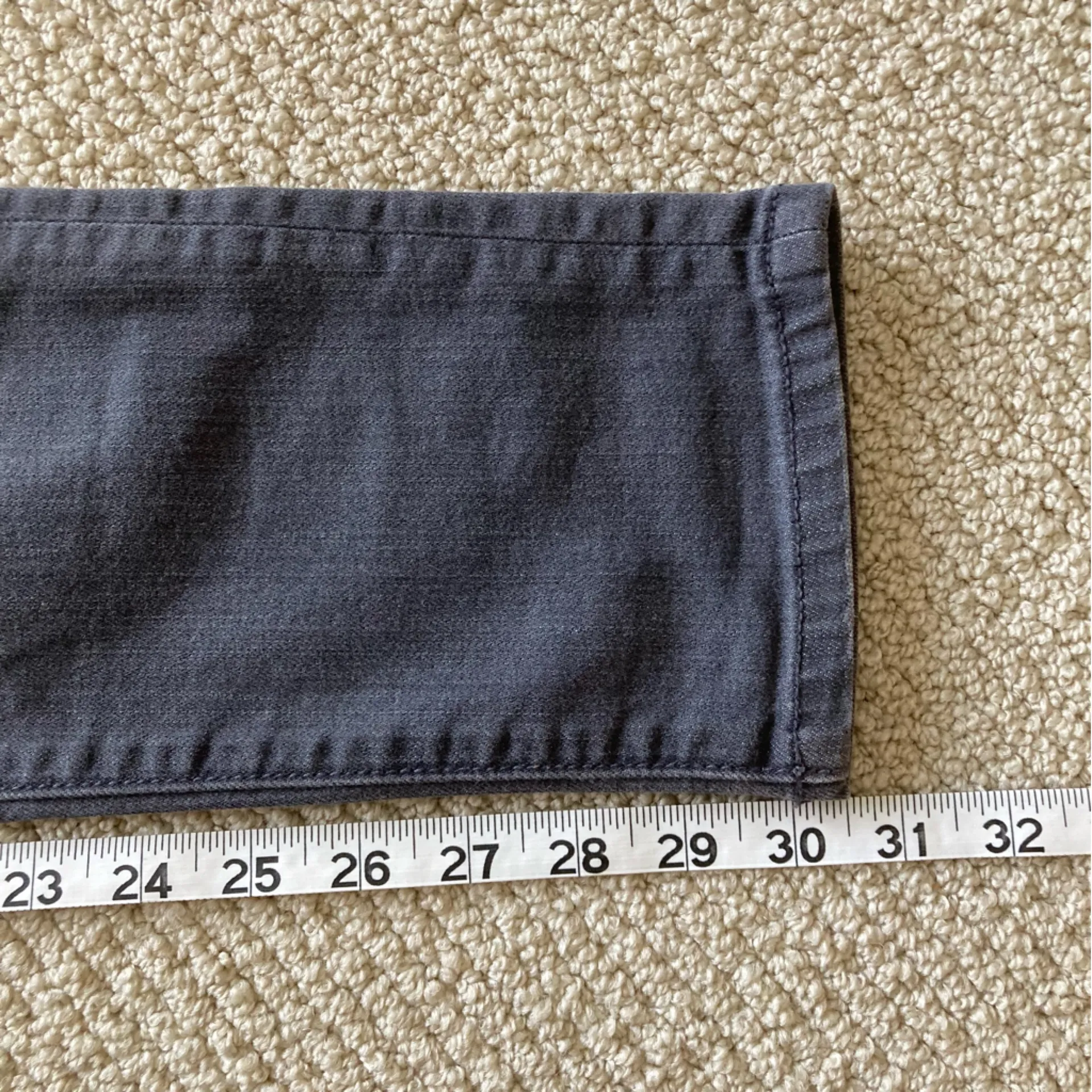 Banana Republic Dark Grey Skinny Jeans Pants Size 29 Stretch Premium Denim EUC - Image 9