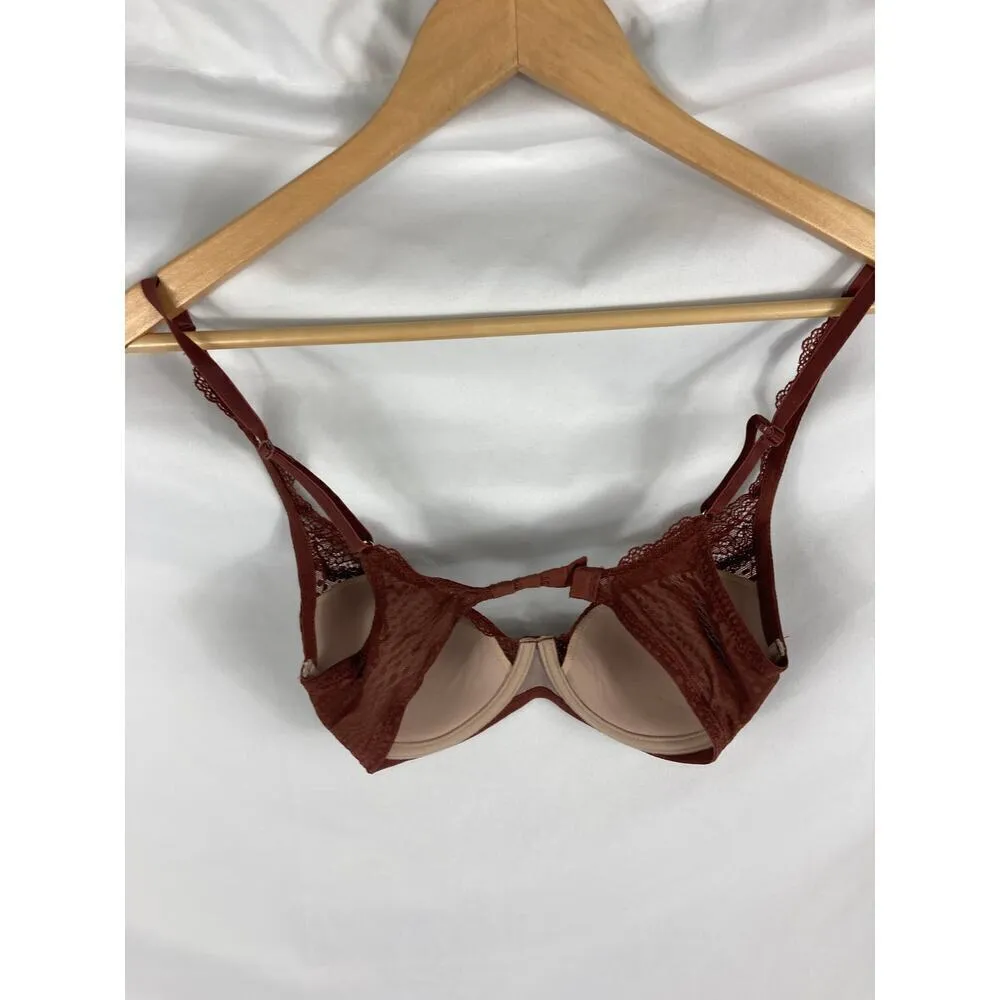 Natori Beyond UW Convertible Contour Bra 722286 In Chestnut/Cafe 30D - Image 4