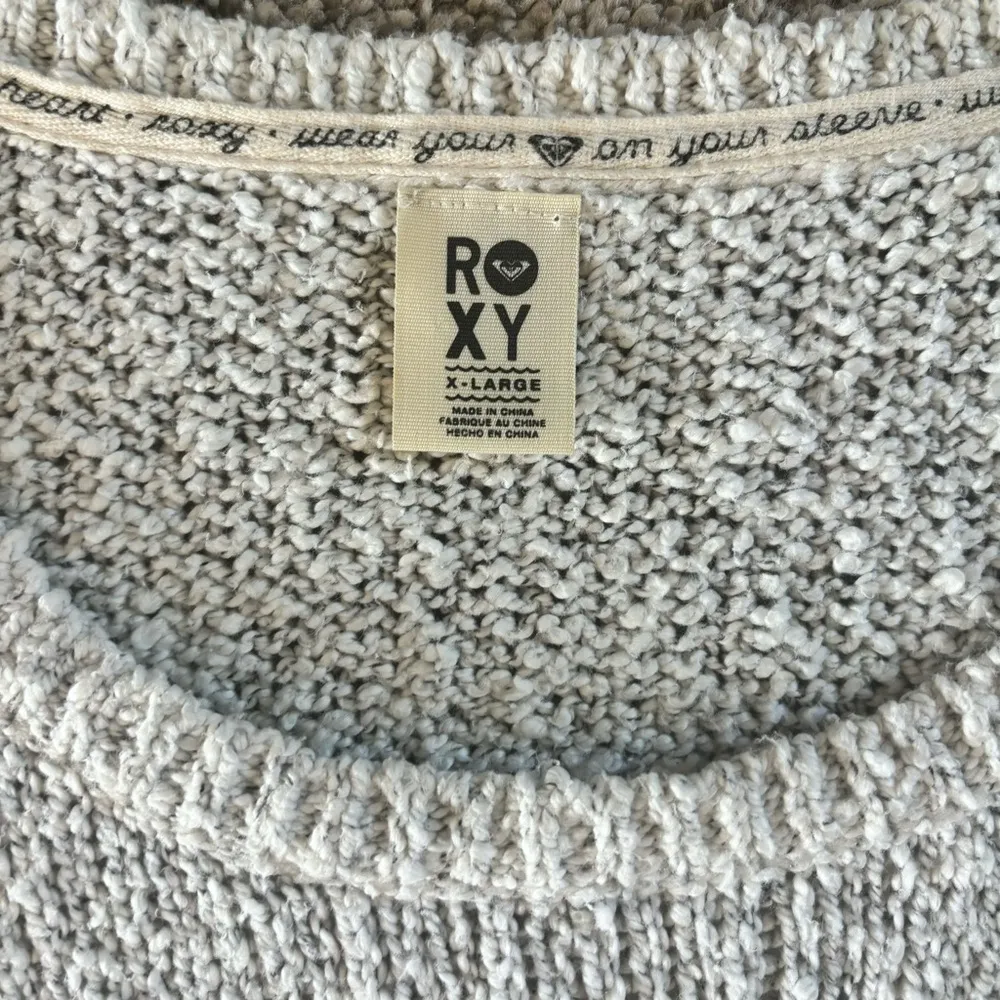 Roxy  Women’s XL off white cotton sweater - Image 7