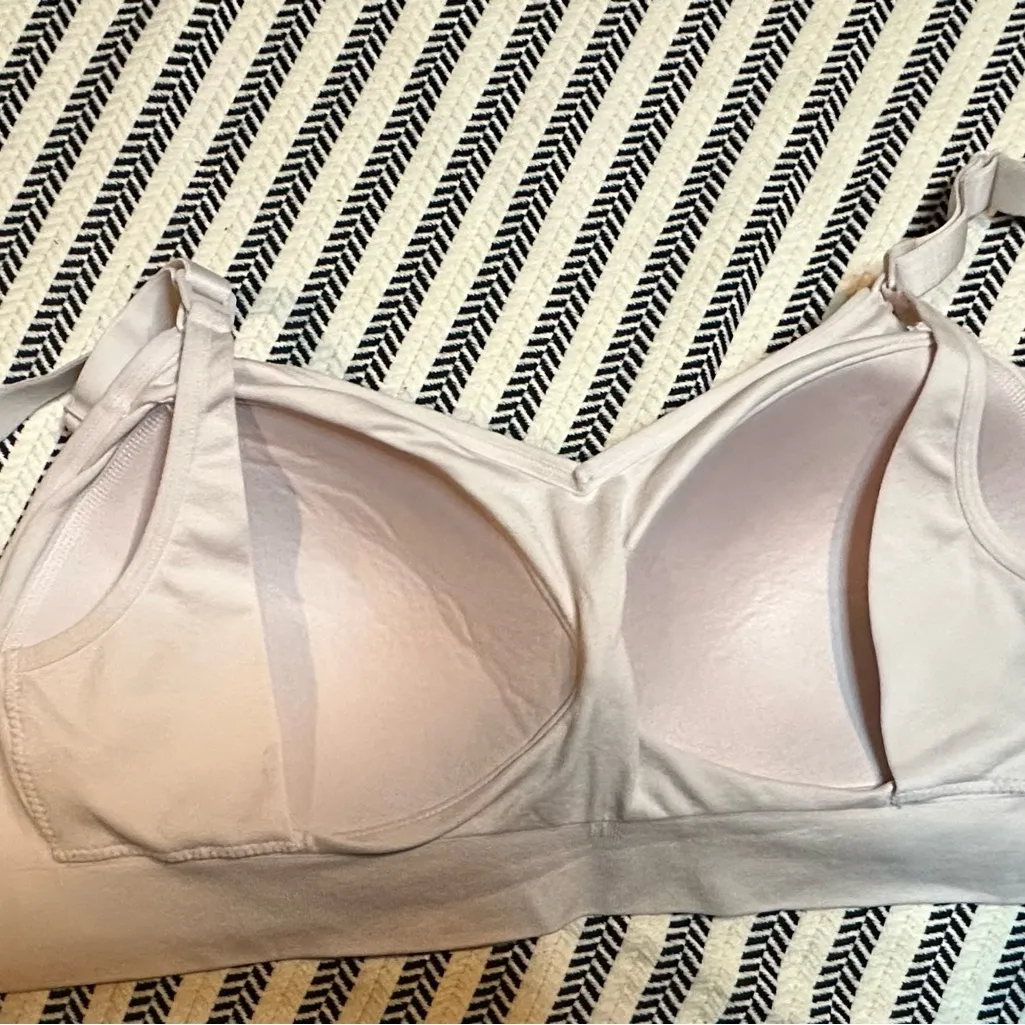 Auden breastfeeding Soft Pink Bra Size M - Image 5