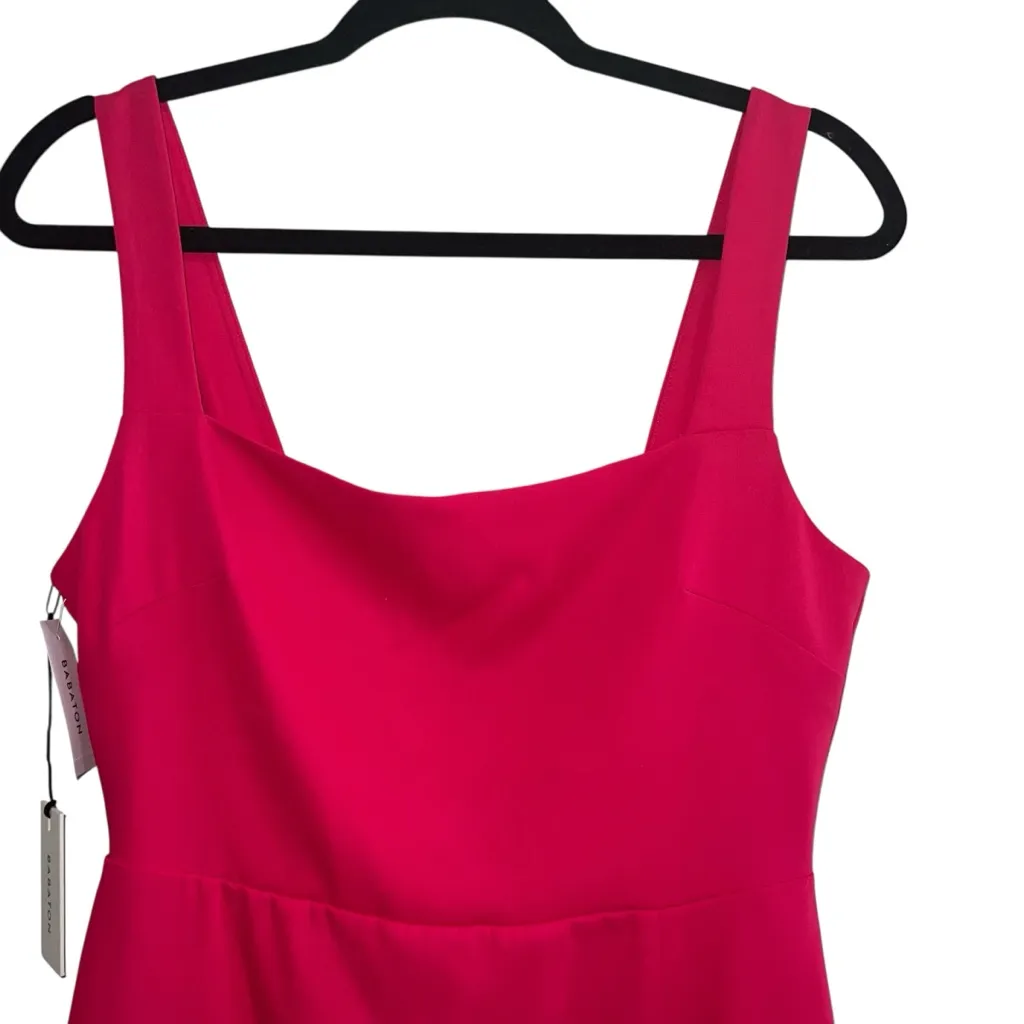 NEW NWT Babaton Aritzia 90’s Slit Mini Dress In Eros Pink Fuchsia - Image 3