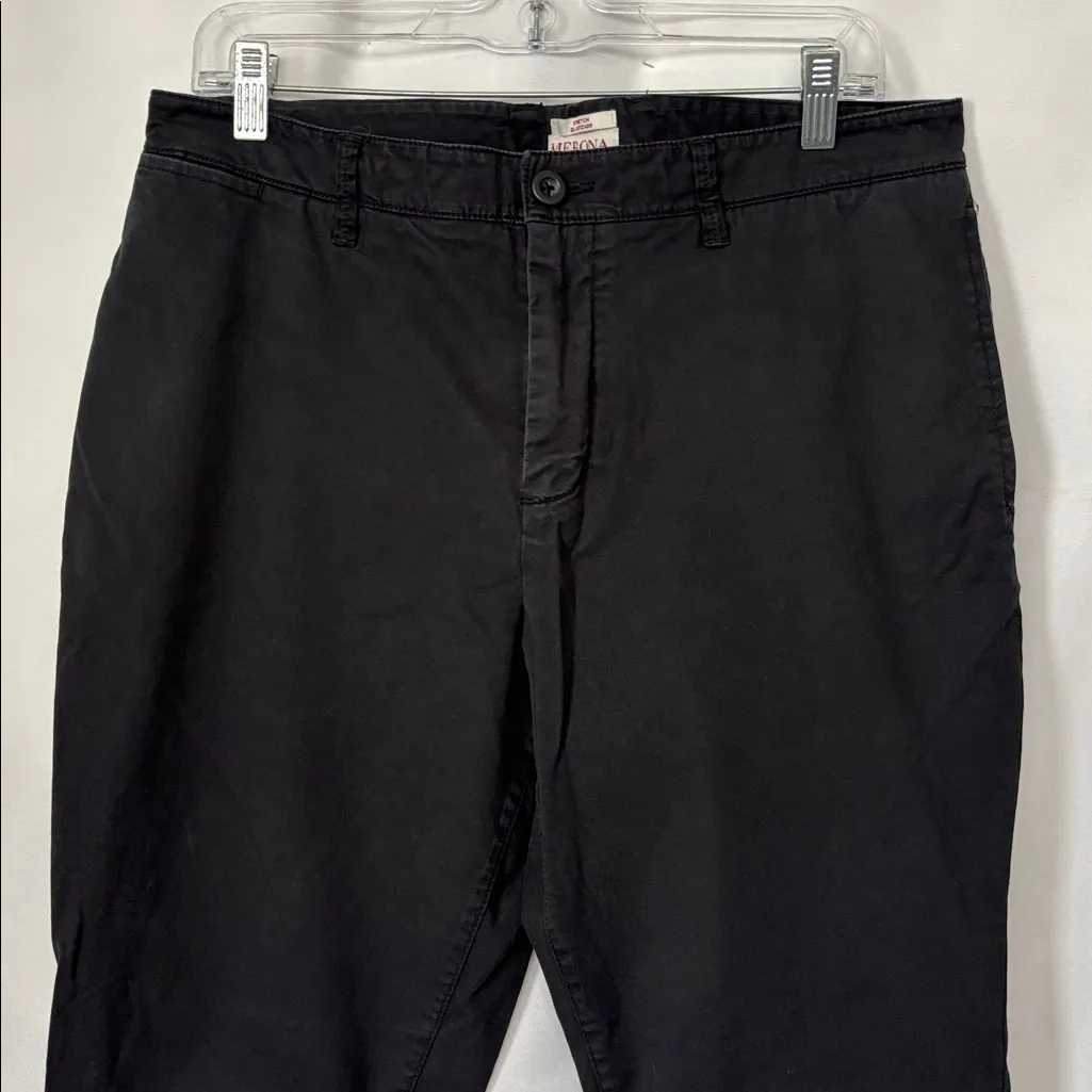 Merona Men’s Size 33X32 Stretch Black Pants - Image 3