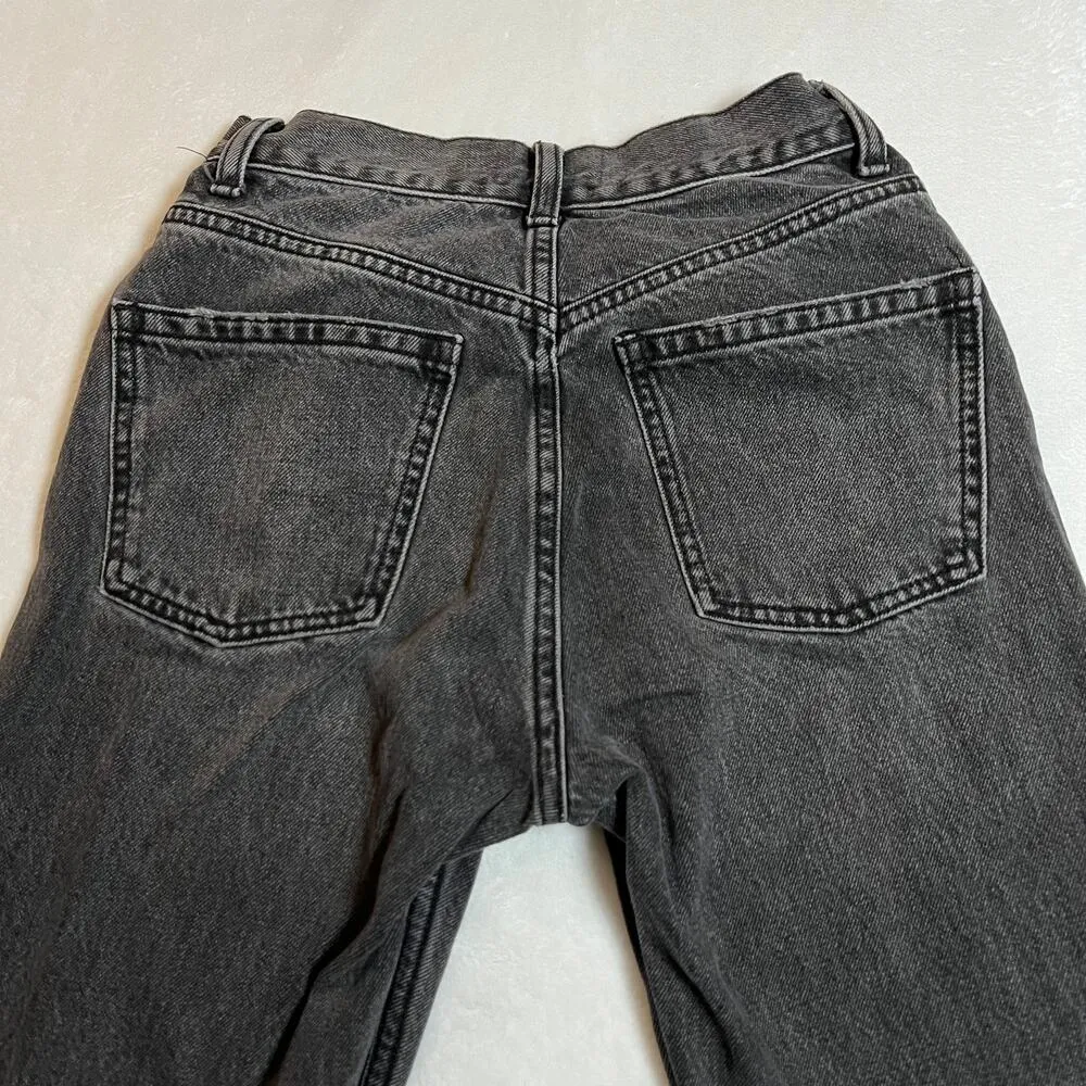 Zara Mid Rise Straight Leg Jeans Size 2 Casual Y2K Cotton Grunge 90s 2000s - Image 6