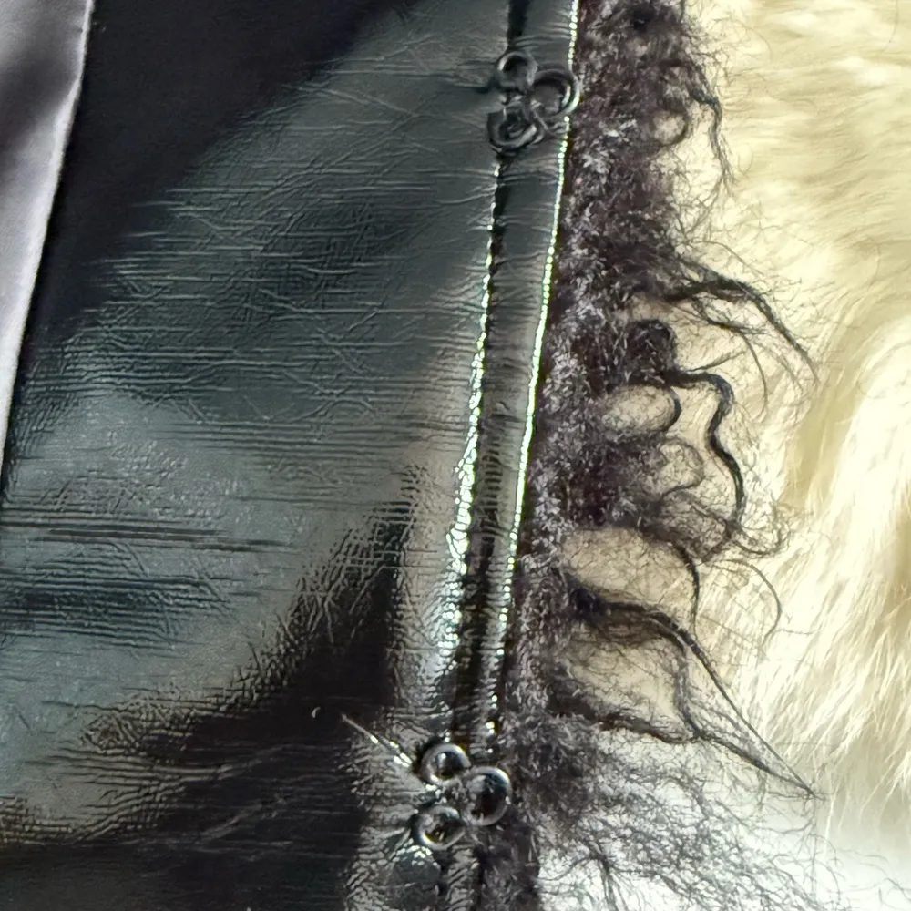 Shein Autumn Faux Shearling Fluffy Short Fitted Jacket - Image 8