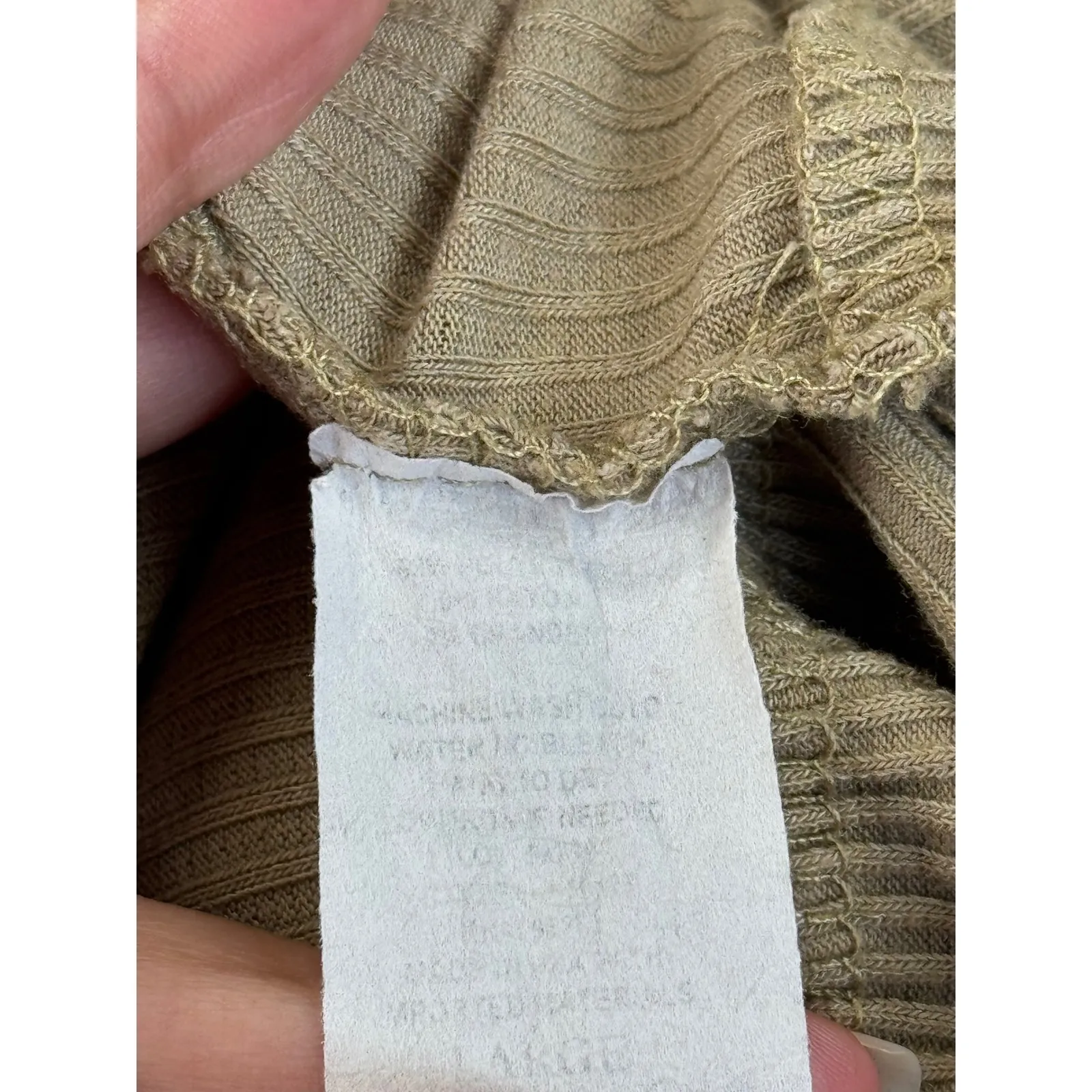 Olivia Rae New York Womens Dress, Ribbed Knit Tiered Casual Dress, Tan, Party - Image 5