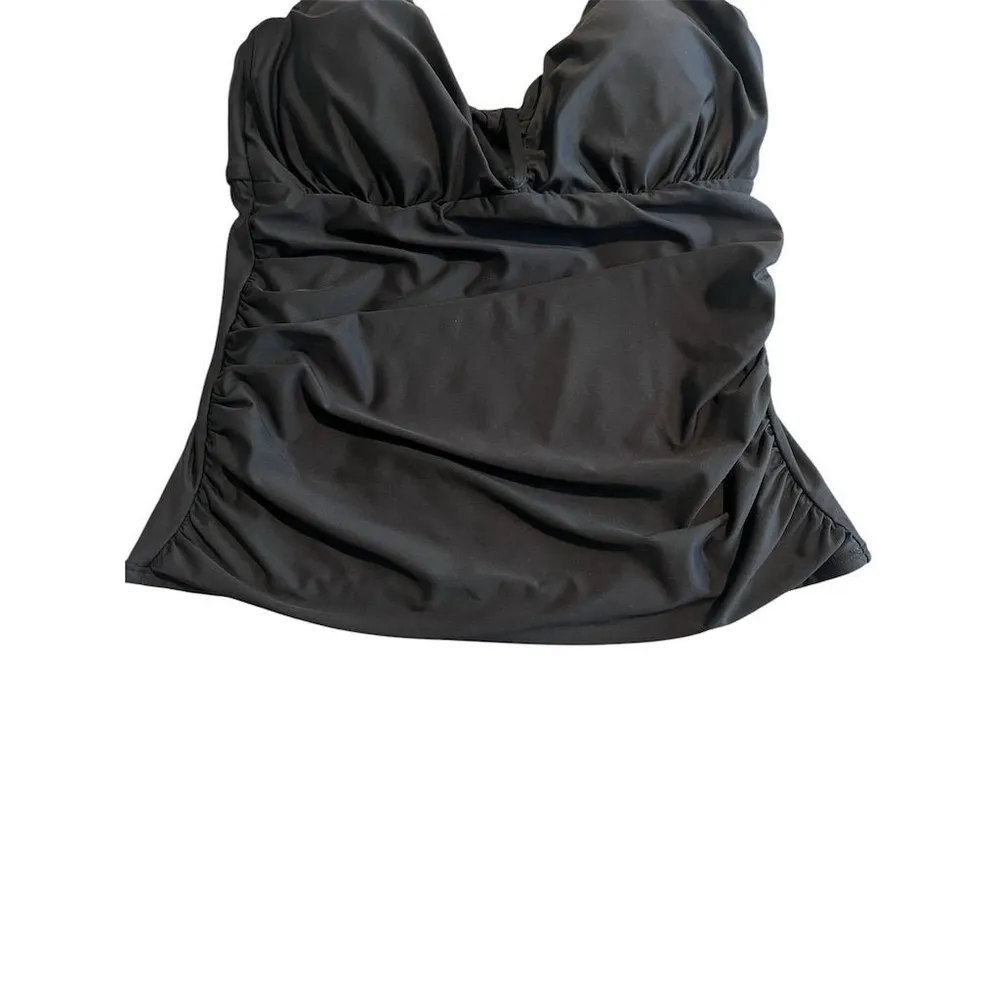 Sunset Tankini Women's M Black Bikini Swim Top Two - Image 3