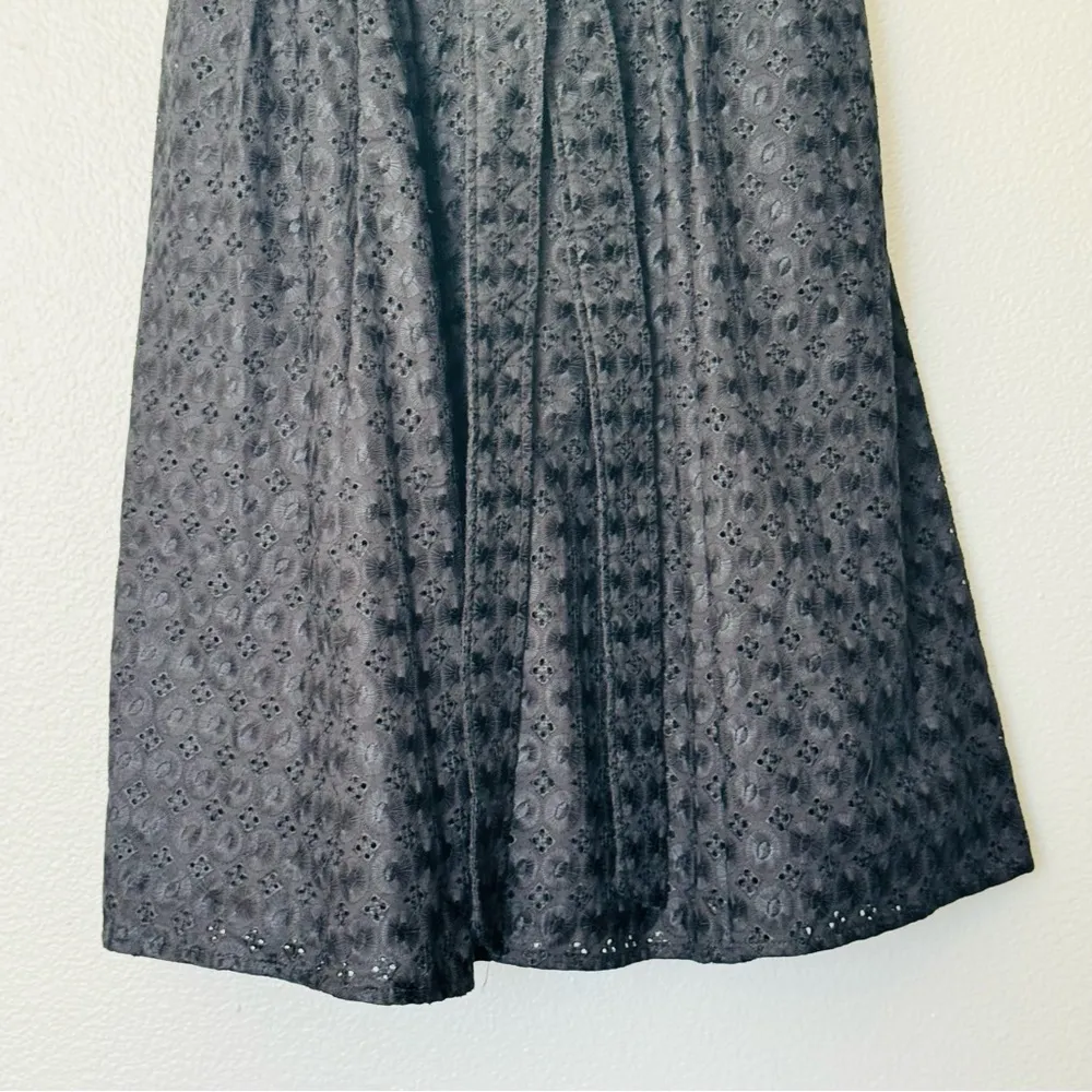 Nanette Lepore Mambo Bustier Black Eyelet Lace Party A-line Dress Size 10 - Image 5