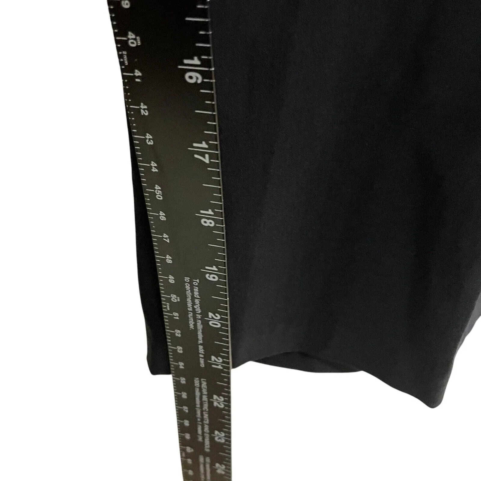 Womens Ankle Cropped Dress Pants Black Plus Size 22 NWT Laura Cruz Gold Detail - Image 3