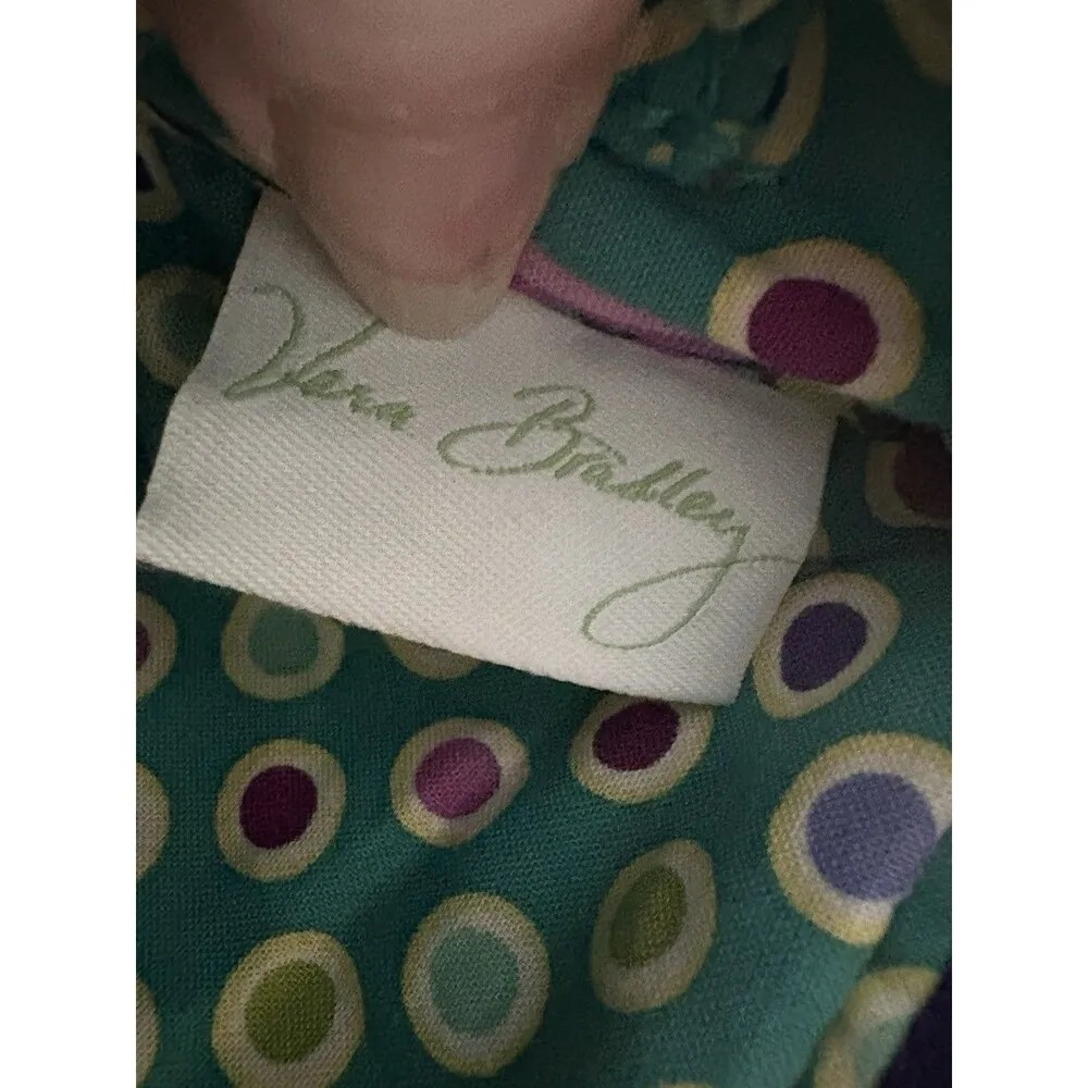 Vera Bradley Purple Heather Paisley Saddle Crossbody Hipster Bag Purse Quilted - Image 6