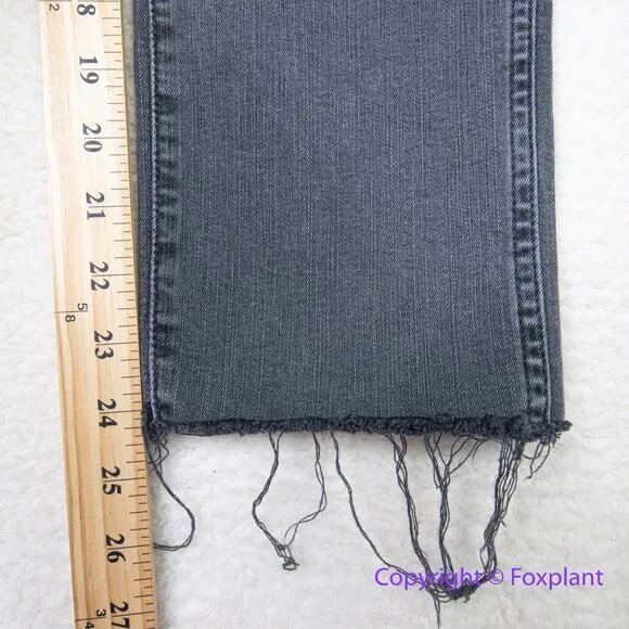 NEW Madewell Stovepipe‎ Jeans in Banberry Wash: Raw-Hem Edition, 27 - Image 8