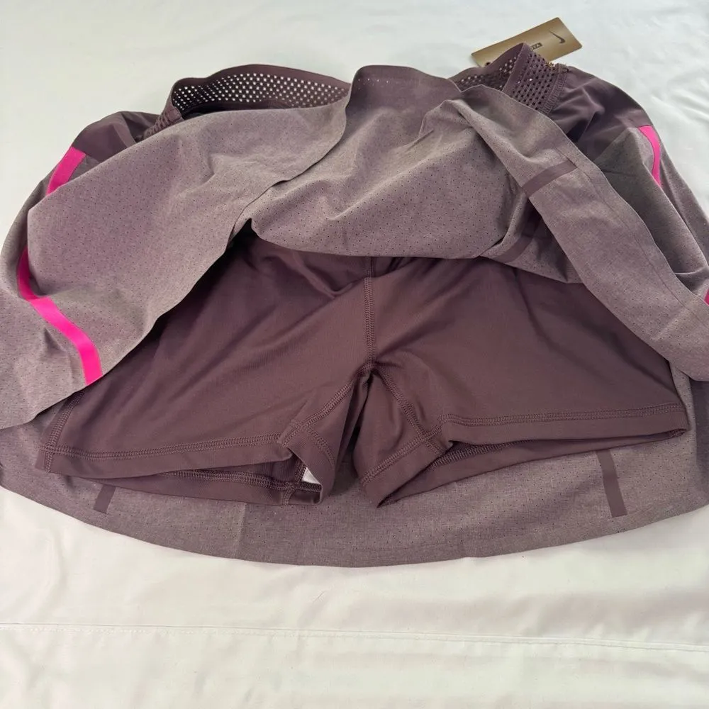 Nike Tennis Skirt Women Size L Premier Maria Sharapova Purple Skort Gym Active - Image 2