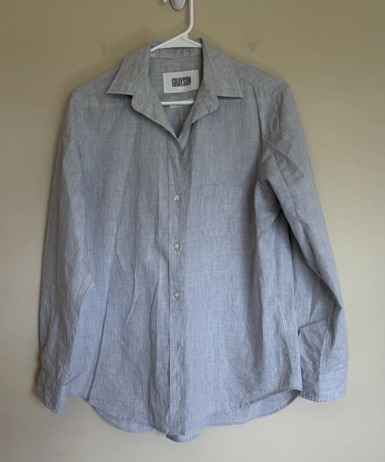Frank and Eileen Grayson The Hero Cotton button down shirt long sleeve 3 Medium - Image 1