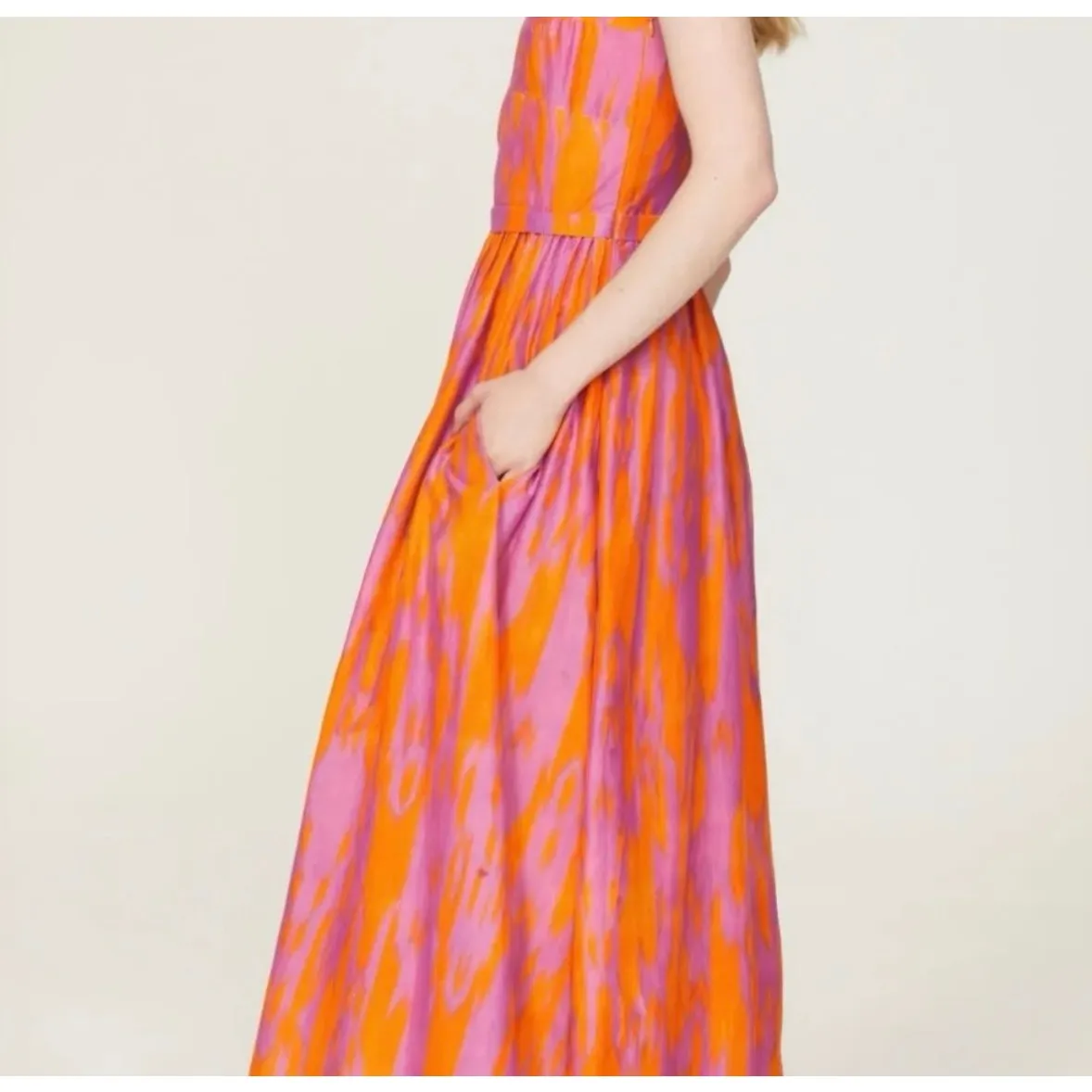 Maria Cher Targatal Midi
Dress XS Orange - Image 2