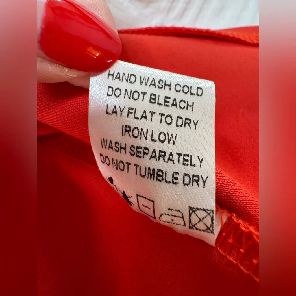 Revolve Superdown Trista Cut out Mini Dress in Poppy Orange Red size Small - Image 9