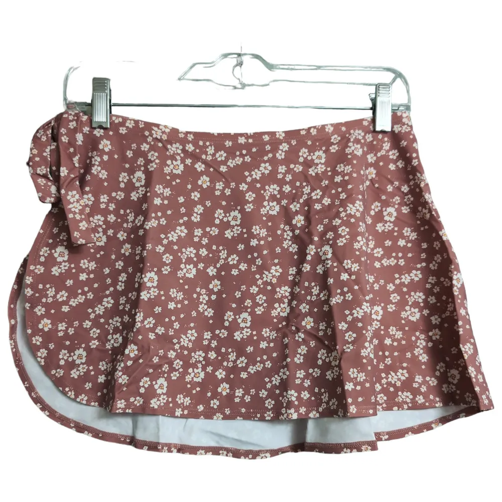 Andie The Sarong Bottom Ditsy Floral Rose Swimwear Bathing Suit Size M New - Image 5