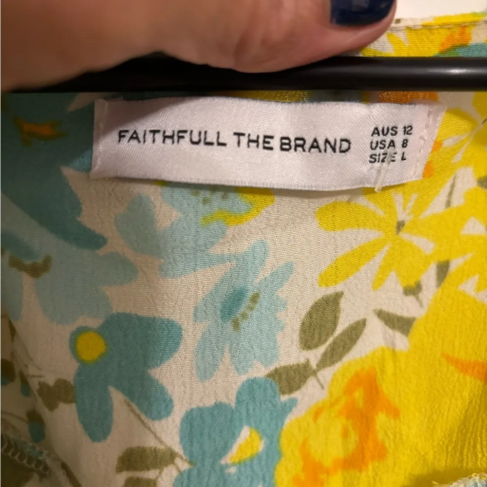 Rafa Midi Dress in Lera Floral Faithfull the brand Large - Image 3