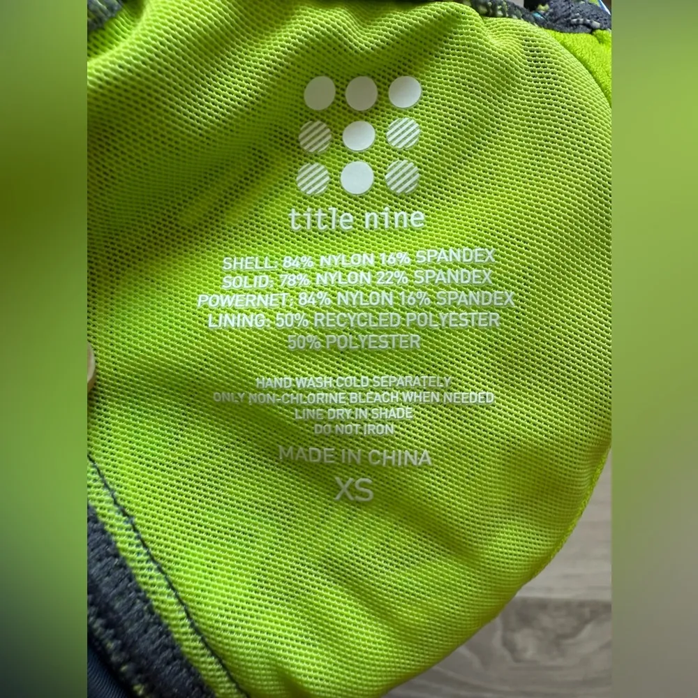 NWOT Title Nine Streamline Takini 519217 TQM 2 NWT Size XS - Image 3