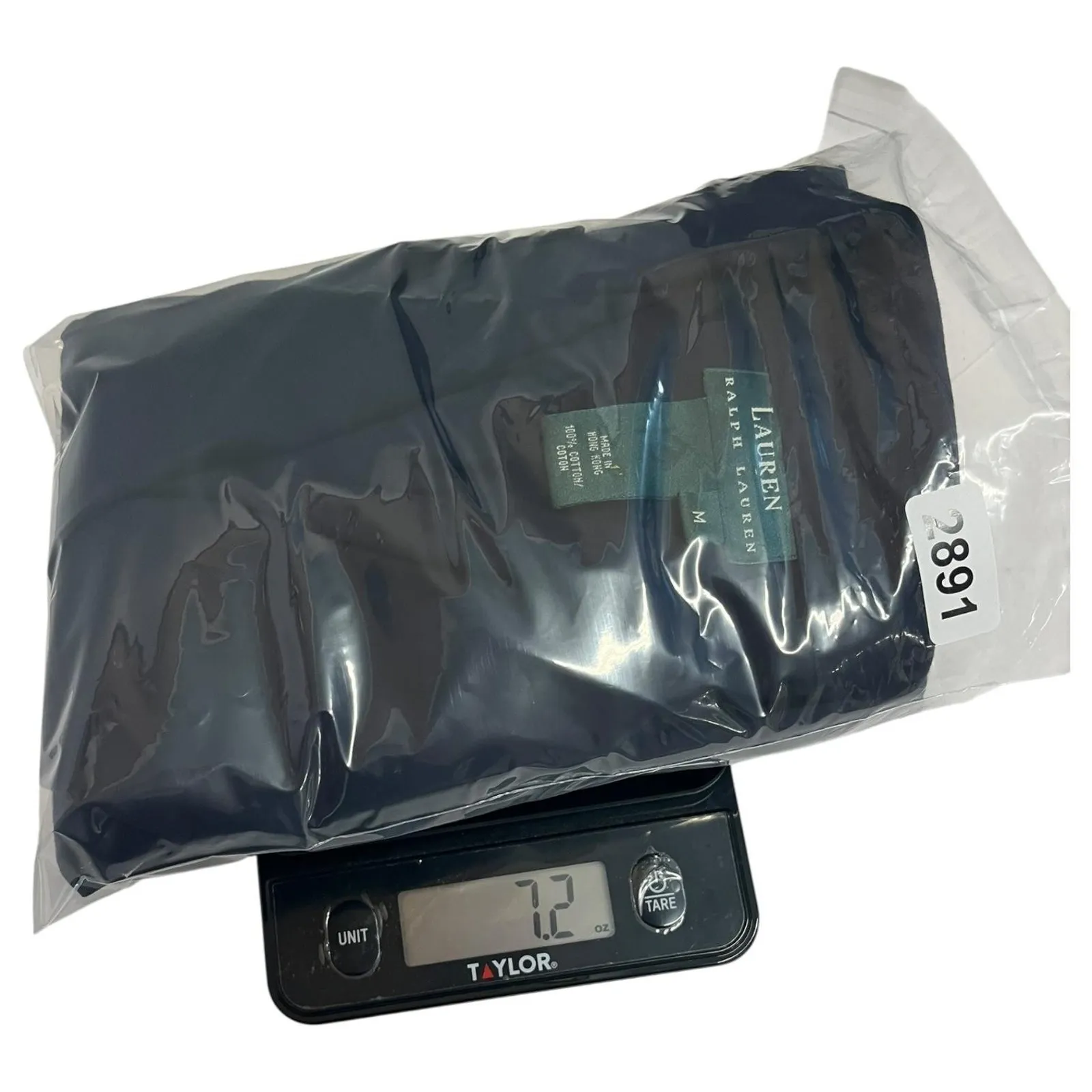 VTG Lauren Ralph Lauren Top Womens Medium Black Cotton Wrap 90s Retro Y2K - Image 16