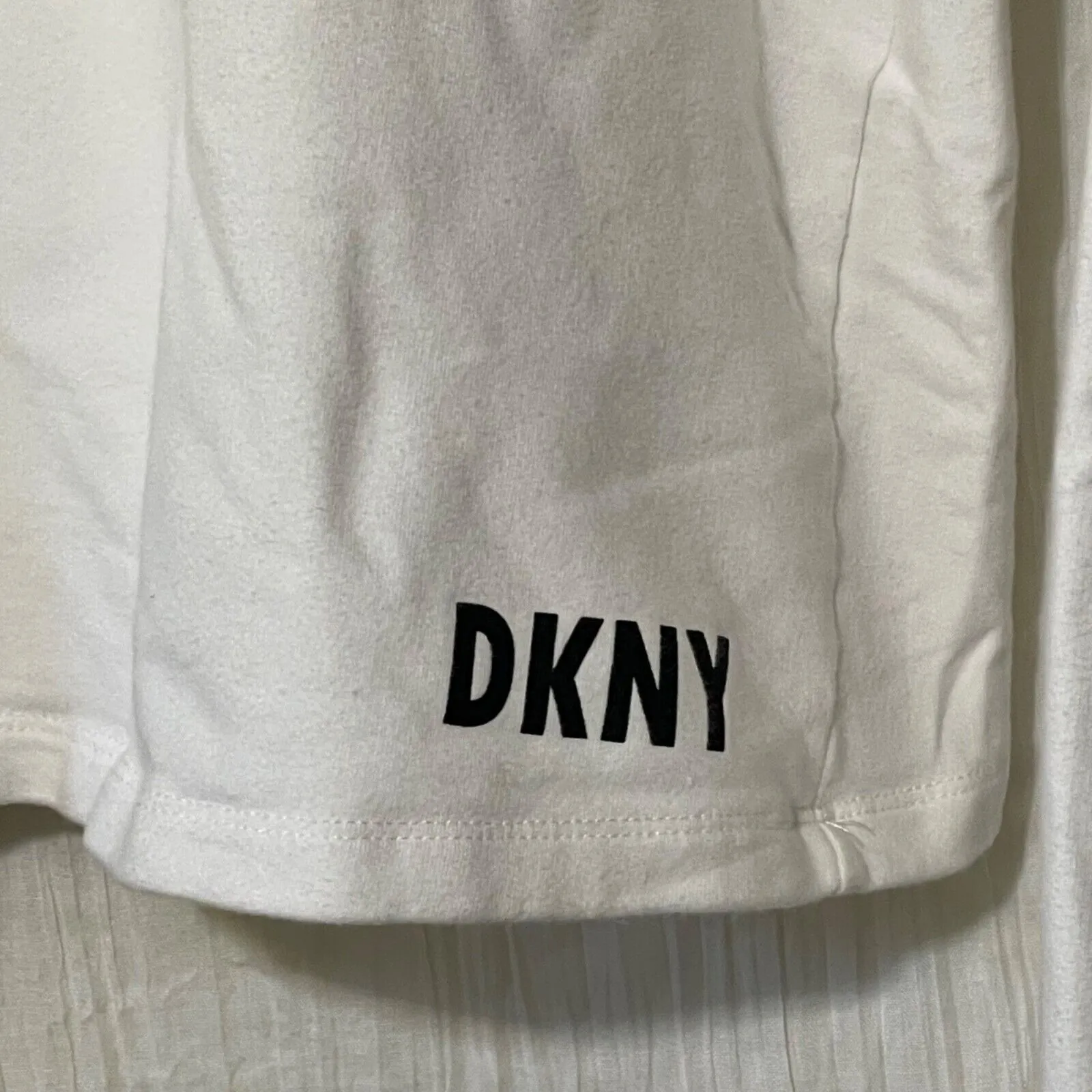 DKNY Sport Pullover Hoodie Pittsburg Steelers Maddie Crop White Size Large - Image 4