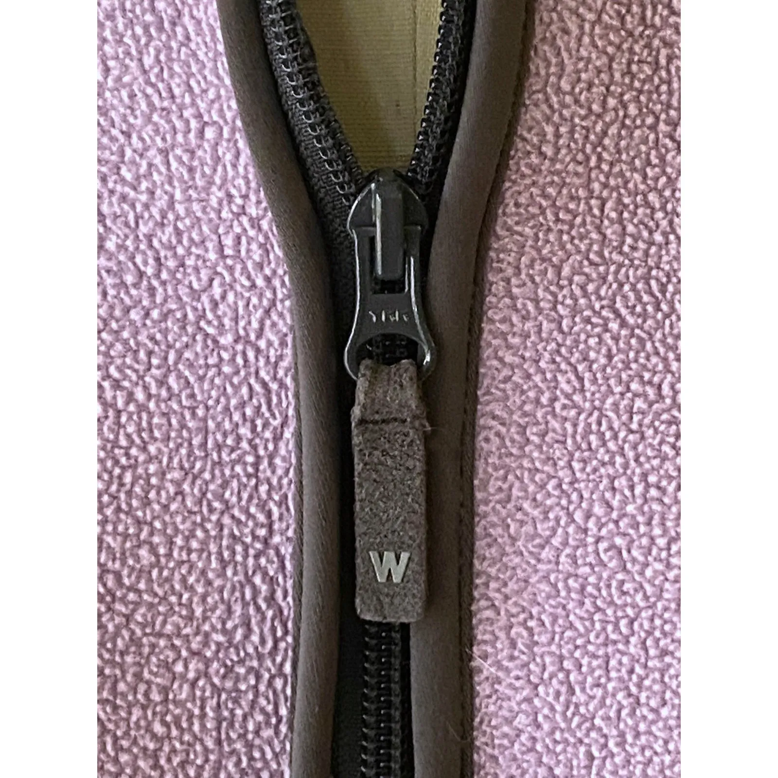 WOOLRICH Lavender Purple & Gray Fleece Sleeveless Outdoor Vest ~ Women's MEDIUM - Image 7