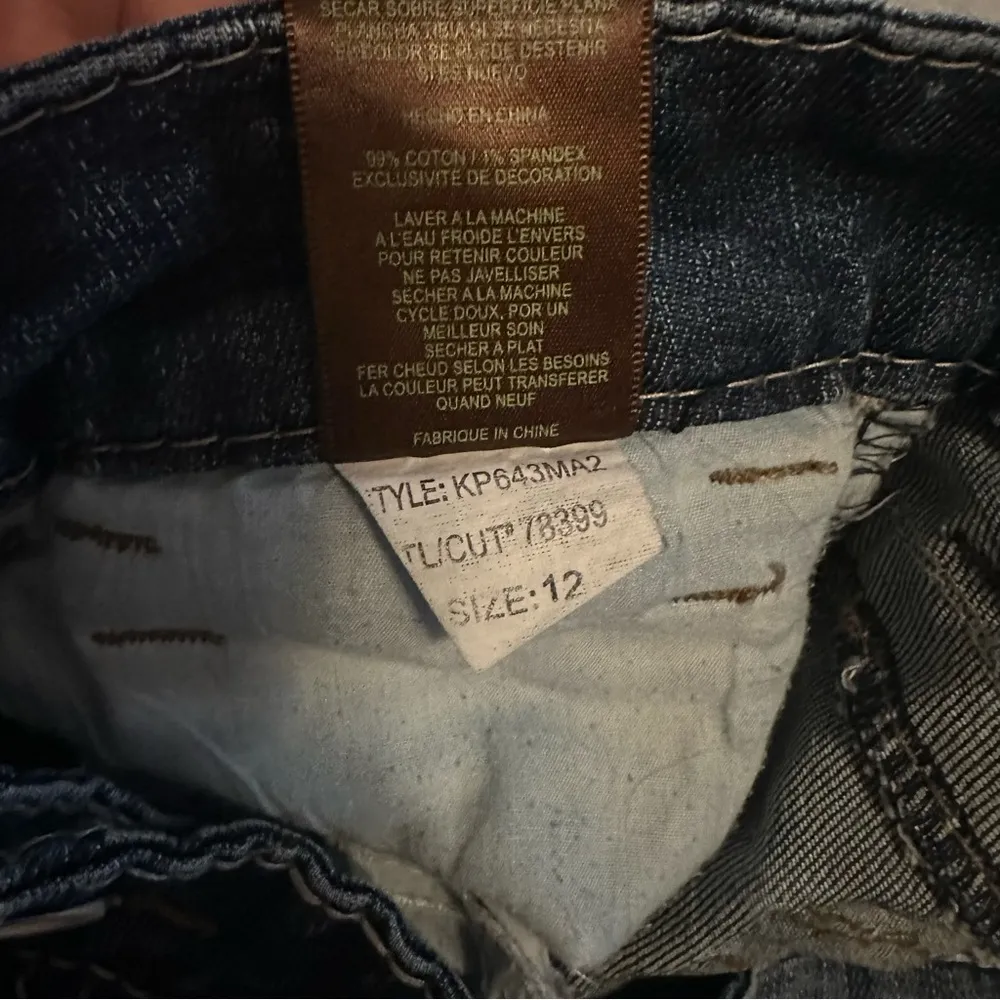 KUT from the Kloth Womens Boot Cut Denim Jeans size 12 Dark Wash KP643MA2 - Image 12