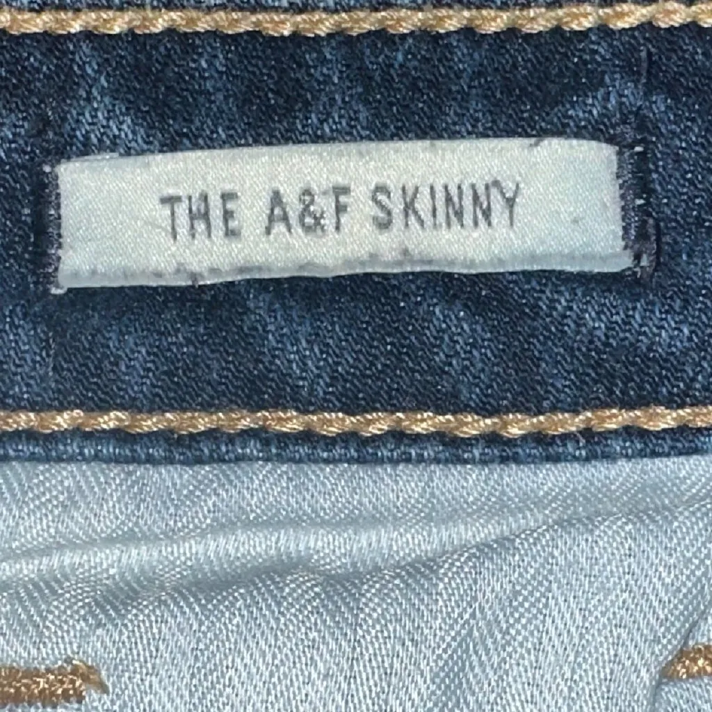 Abercrombie & Fitch The A&F Skinny‎ Denim Jeans 0S Size 25 - Image 6