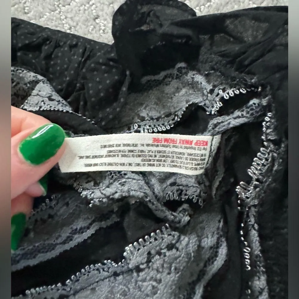 Free People Intimately Yours Black Trapeze Dress - Image 7