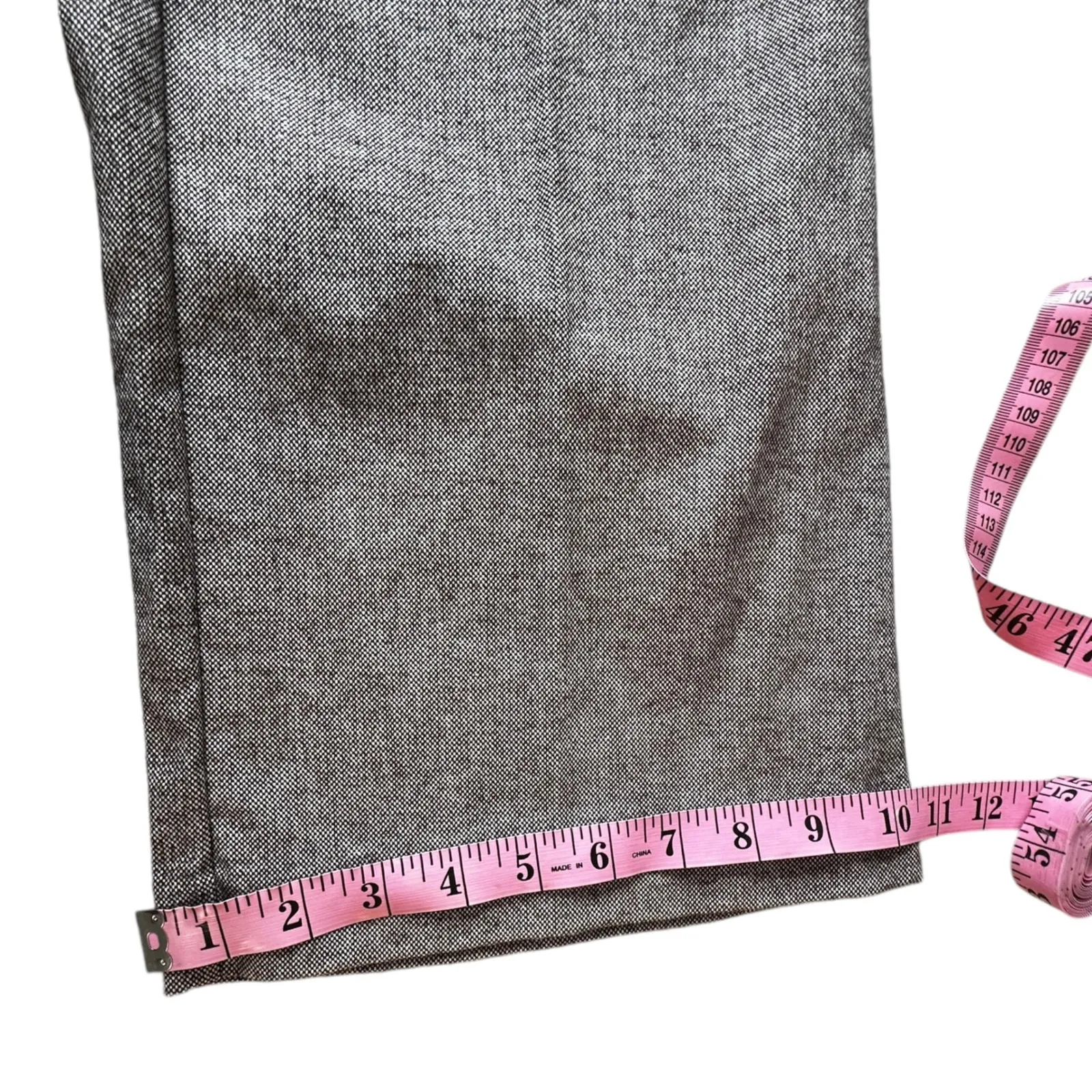 St. John's Bay Women's Brown‎ Dongal Tweed Stretch Straight Leg Pants Size 20W - Image 6