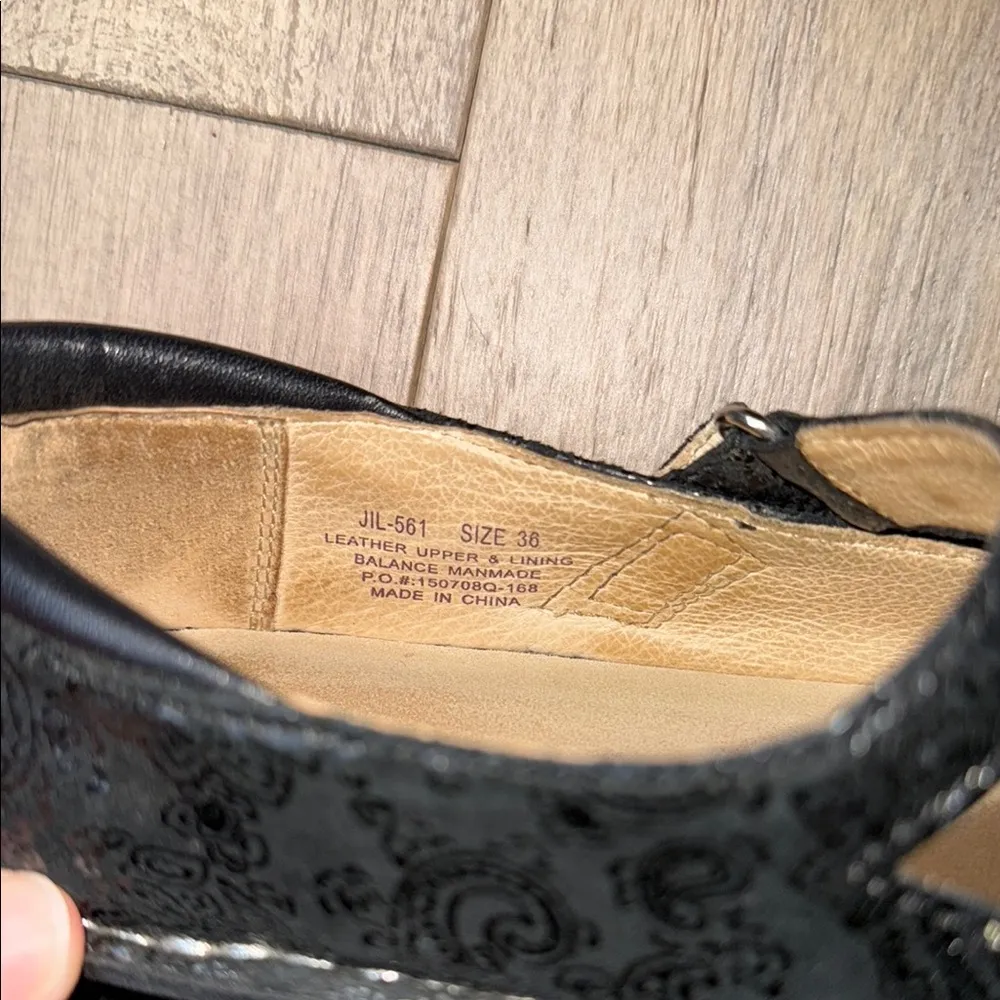 Alegria Jill Black Paisley Mary Jane Shoes - Image 6