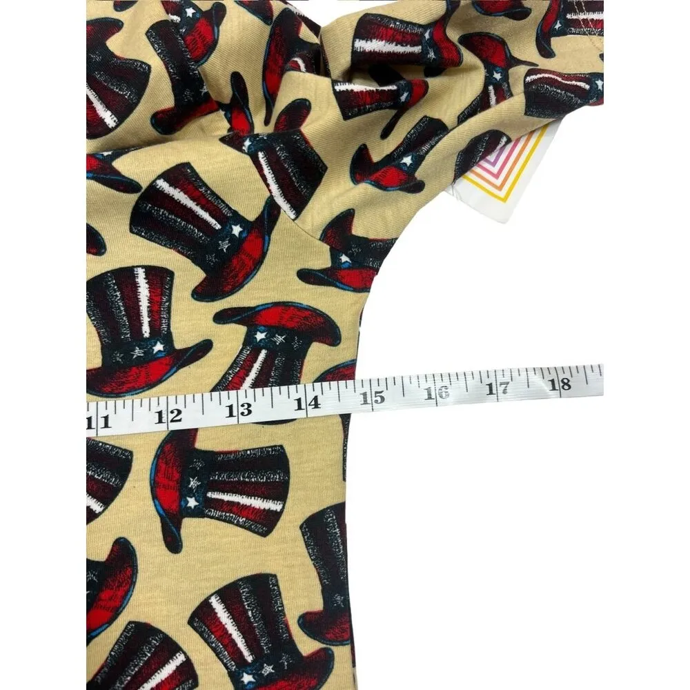 LulaRoe Julia Women's Patriotic A Line Dress - Image 3