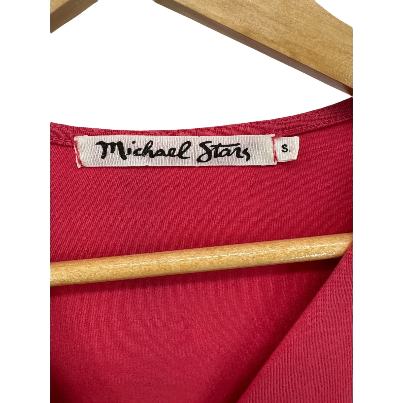 Michael Stars‎ Pink Sleeveless Dress Ruched Bodycon Cocktail Party Dress - Image 4